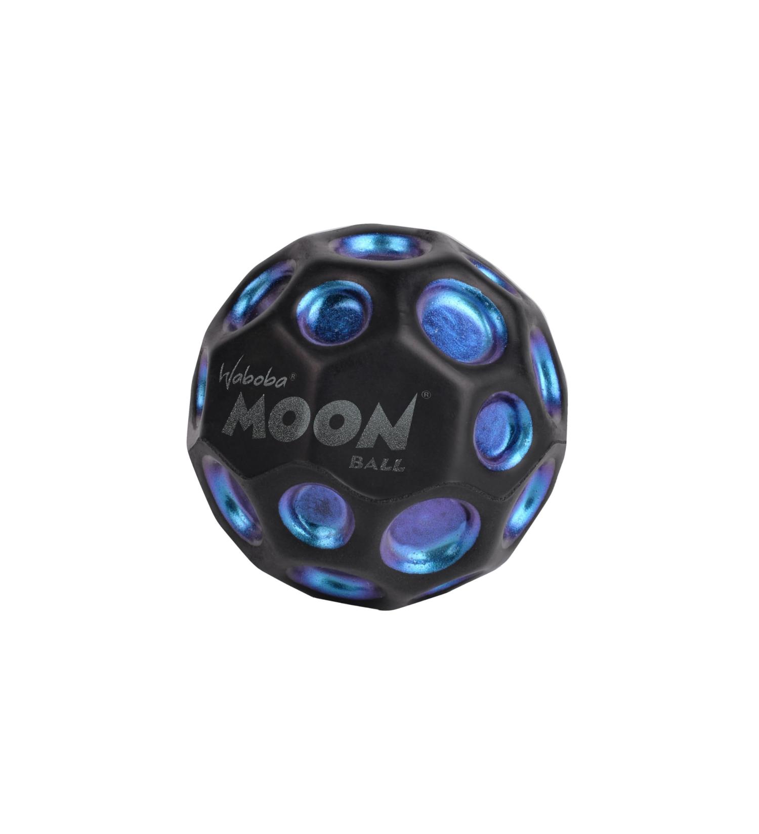 Buy Sunflex X Waboba Moon Ball - Dark Side Blue | Springball & Jumping Rubber Ball for Kids | Fun Bouncing Playball with Sound Crater International Shipping Available - Buy Online on GoSupps.com
