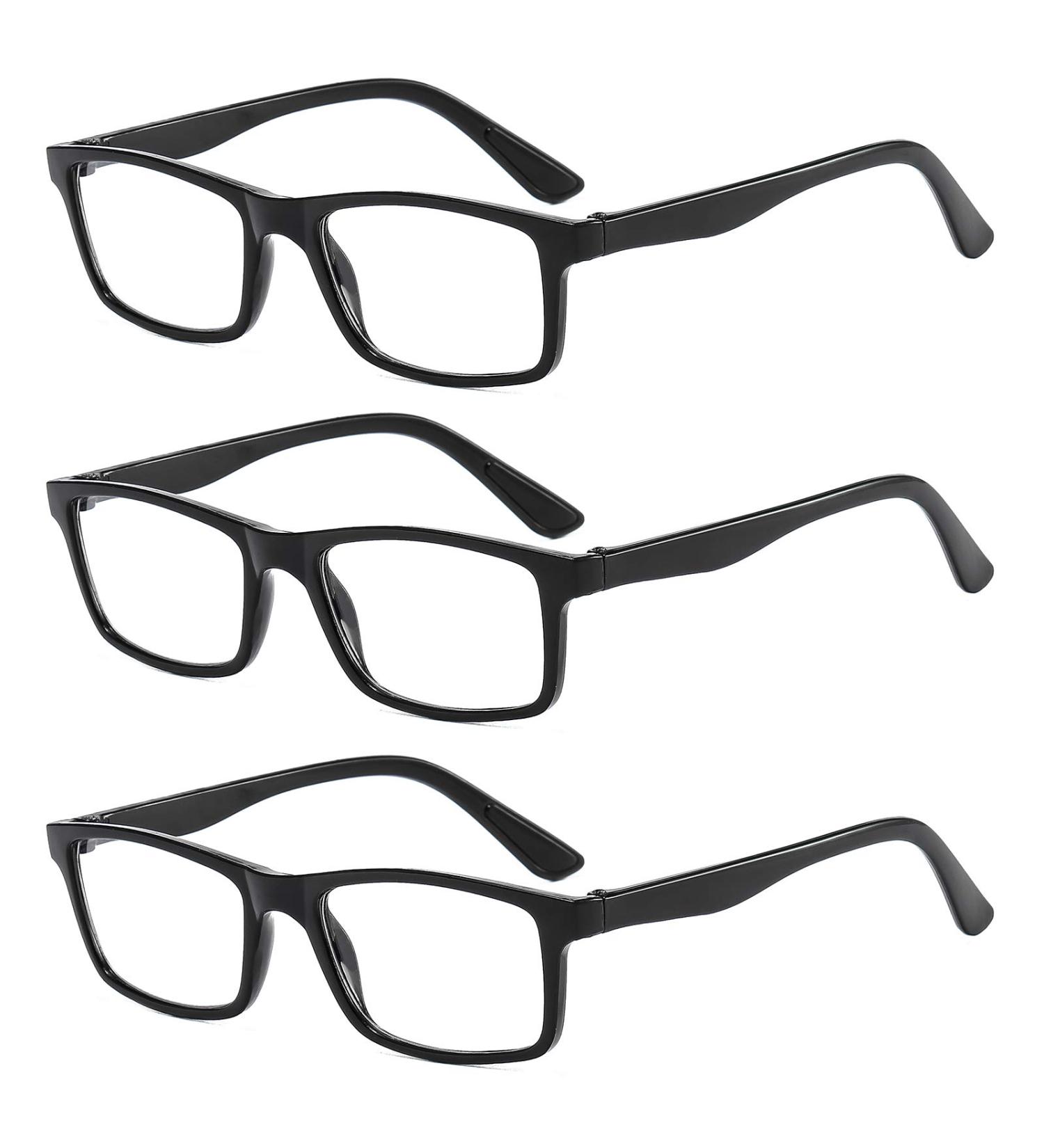 Suertree 3 Pack Reading Glasses - Classic Hinge Optics Lightweight +3.5 - Stylish Reading Aid for Men & Women - International Shipping Available - Buy Online on GoSupps.com