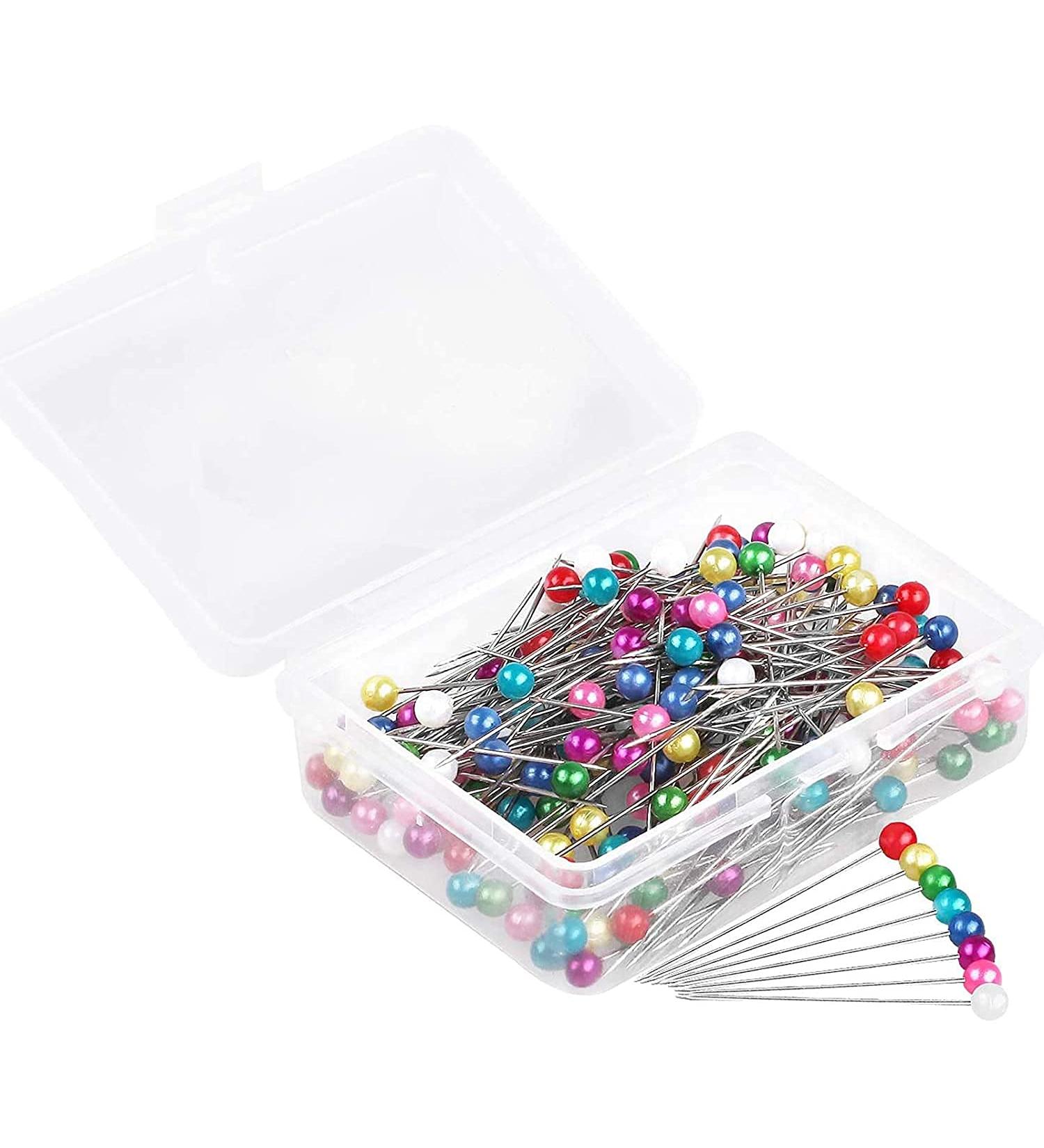 Sewing Pins: 600 PCS 1.6 Pearlized Ball Head Straight Pins for Fabric DIY Crafts - Buy Online on GoSupps.com
