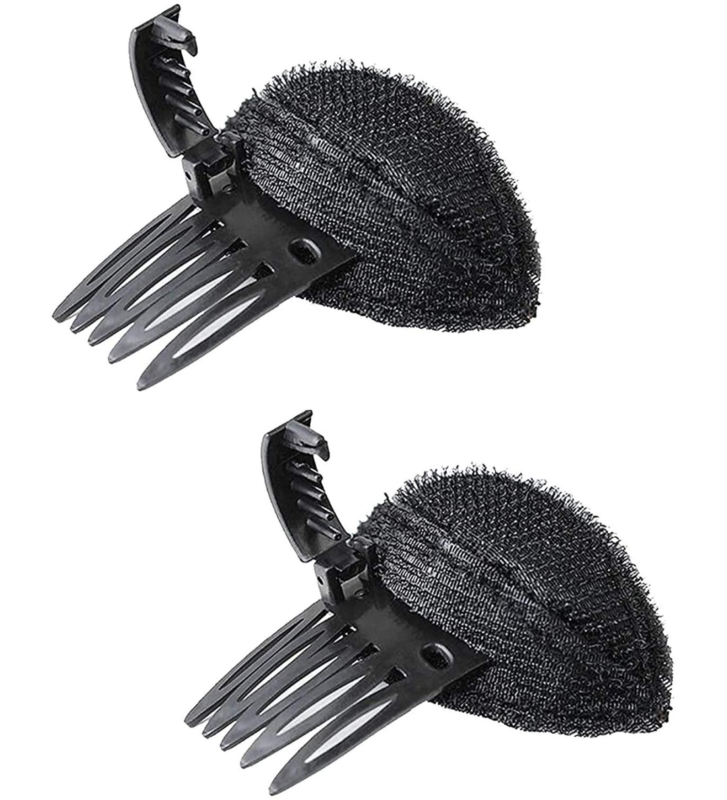 Perfect Puff Hair Pillow - Invisible Hair Clip & Fluffy Princess Hairpin for Volume | 2-Pack Brown - Buy Online on GoSupps.com