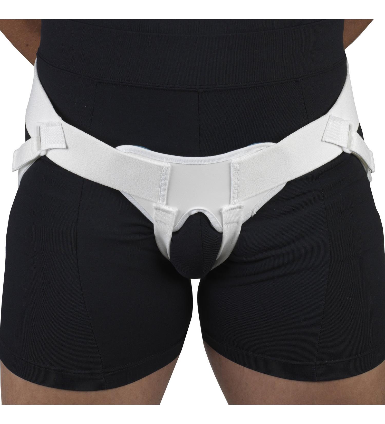 Shop Champion Hernia Belt - Adjustable Elastic Support for Single & Double Bilateral Herniation - Medium Size - Buy Online on GoSupps.com