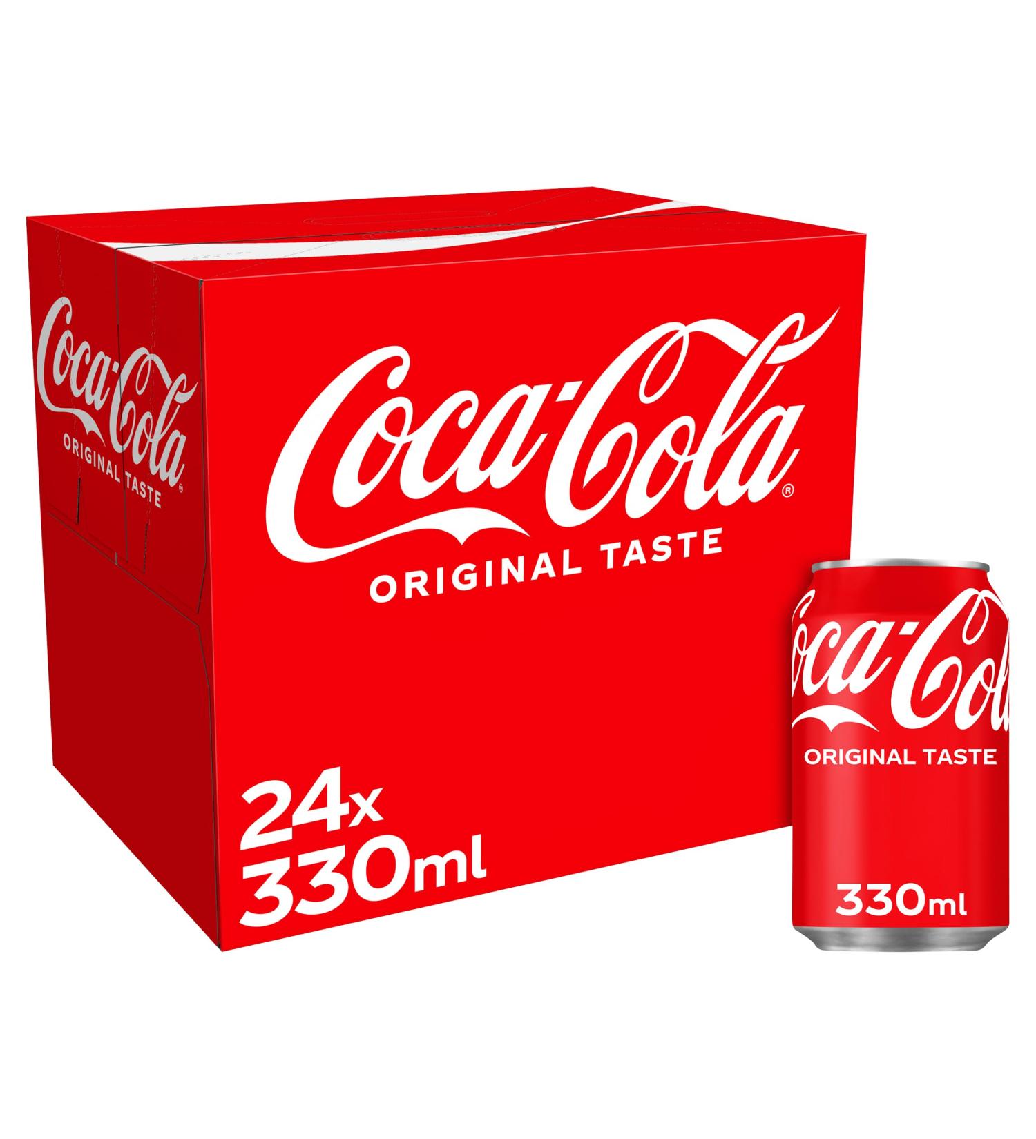 Coca-Cola Saveur Originale 24 x 330 ml Cola bo te 330 ml (Pack of 24) - Buy Online on GoSupps.com