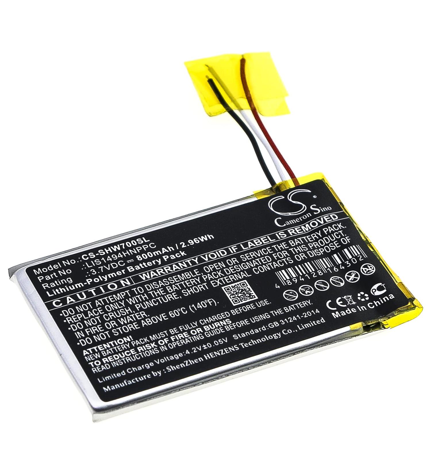 Buy 3.7V 800mAh LIS1494HNPPC Battery Replacement for MDR-HW700DS | International Shipping Available - Buy Online on GoSupps.com