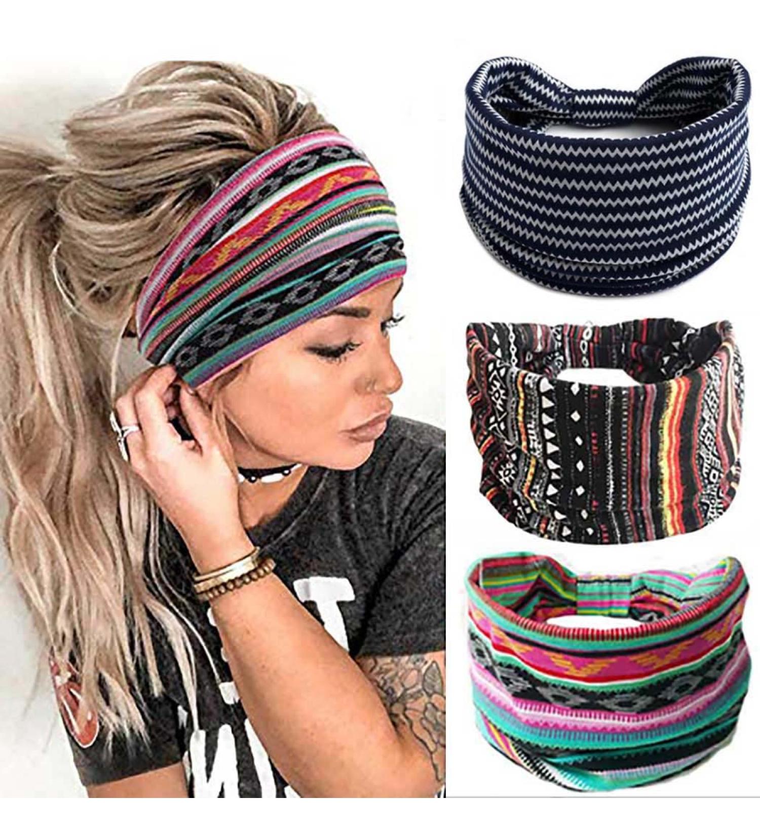 Earent Boho African Headbands - Wide Knot Hair Bands for Women and Girls - Buy Online on GoSupps.com