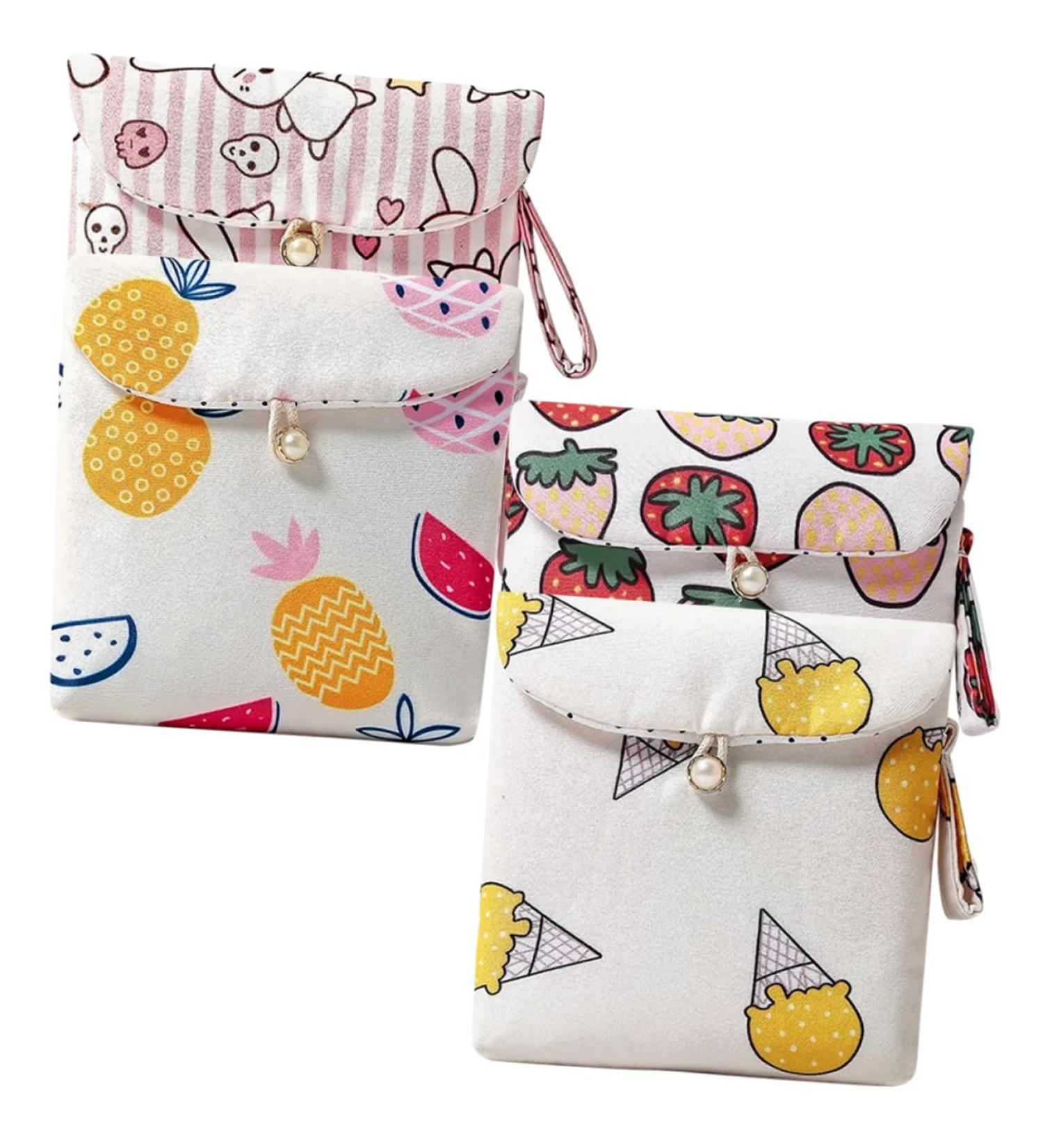 Healvian Period Bag 4pcs Travel Pack - Organizer for Women's Period Essentials - Buy Online on GoSupps.com