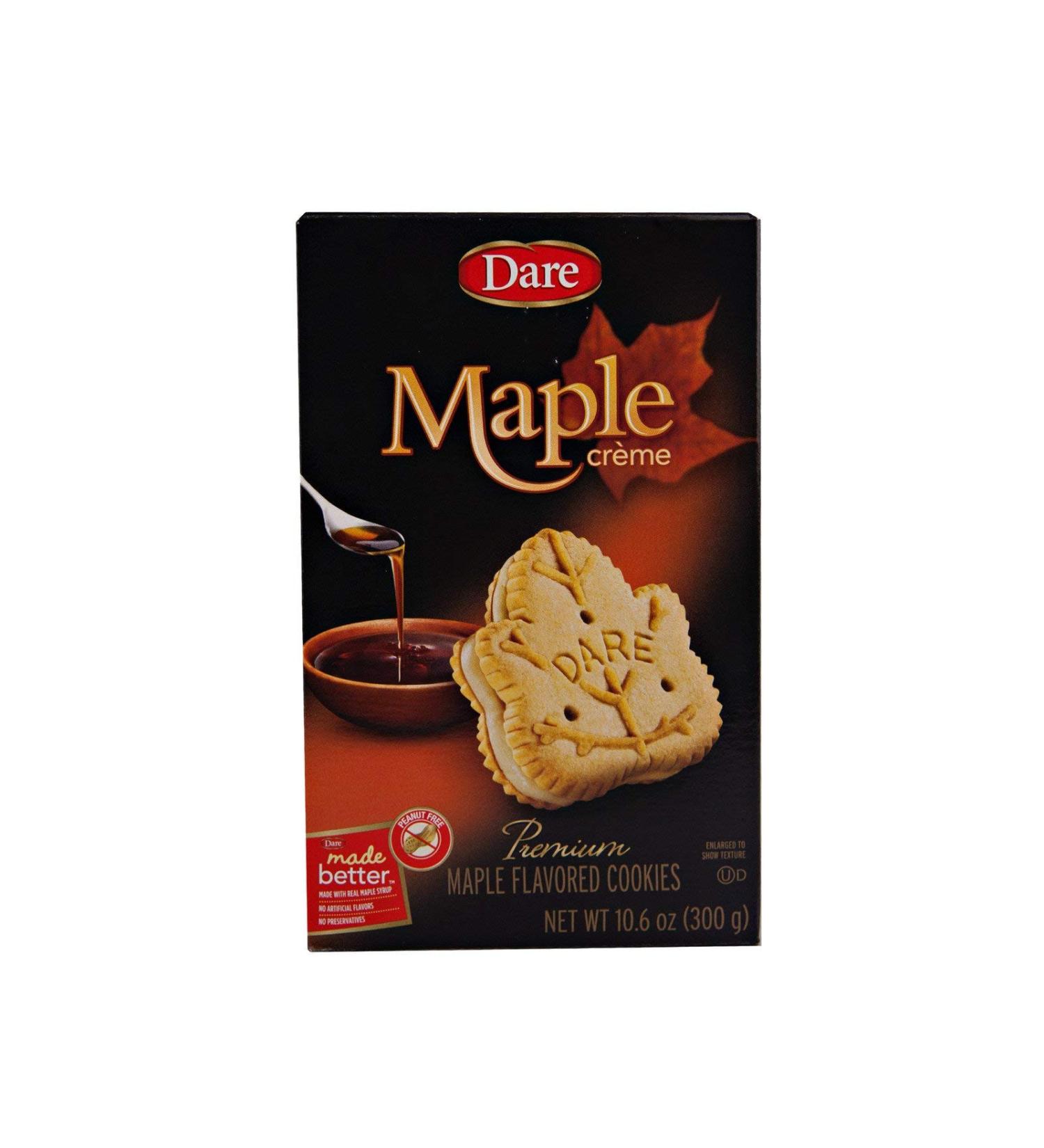 Dare Foods Maple Leaf Creme Cookies 3 /10.6 Ounce Boxes - SET OF 10 .10 SET (10.6 Ounce (Pack of 3))