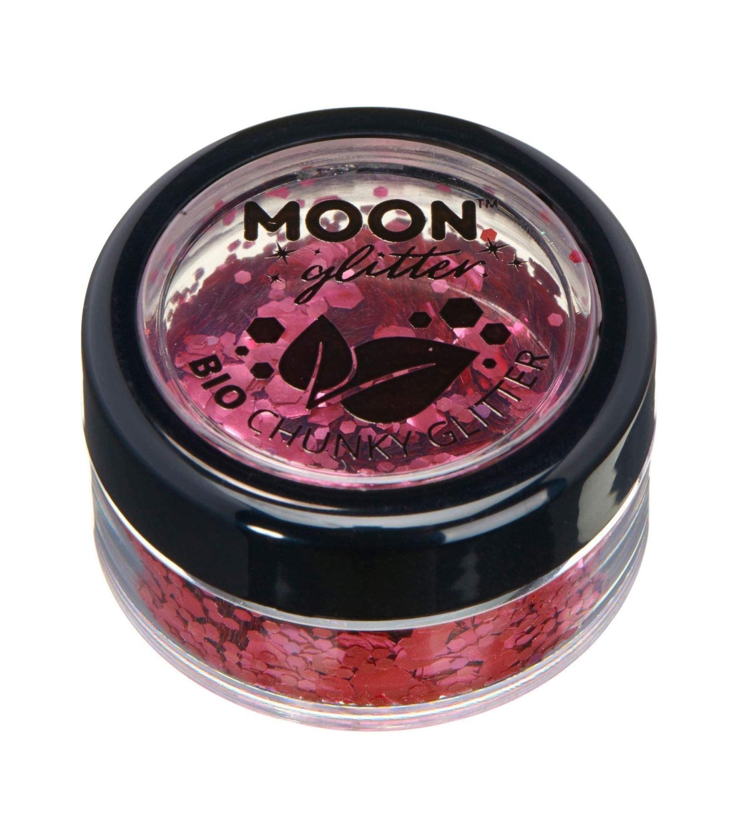 Biodegradable Eco Chunky Glitter by Moon Glitter - Dark Rose - 3g - Buy Online on GoSupps.com
