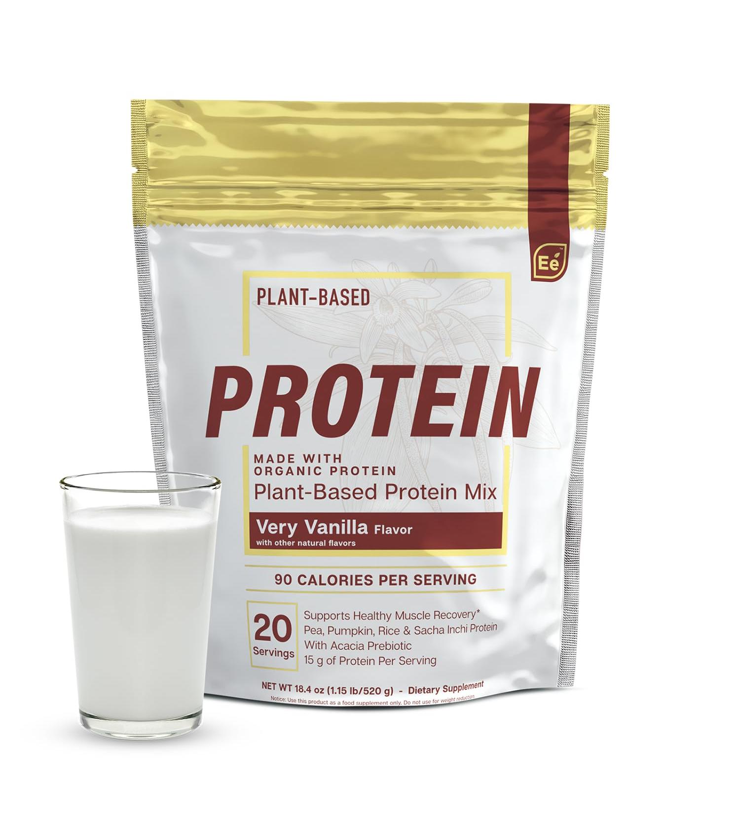 Essential Elements Pea Protein Powder - Very Vanilla | Low-carb Plant-Based Vegan Blend - Keto-Friendly and Gluten-Free | 20 Servings 18oz Very Vanilla 1.14 Pound (Pack of 1) - Buy Online on GoSupps.com