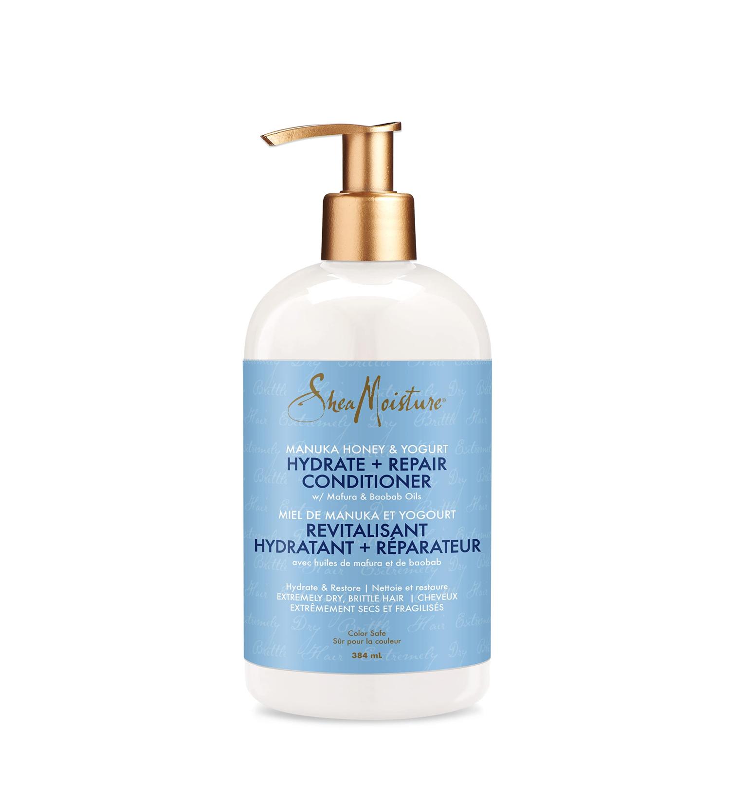 Shea Moisture Hydrate & Repair Sulfate Free Conditioner for extremely dry brittle hair Manuka Honey & Yogurt hydrate & restore 384 g - Buy Online on GoSupps.com