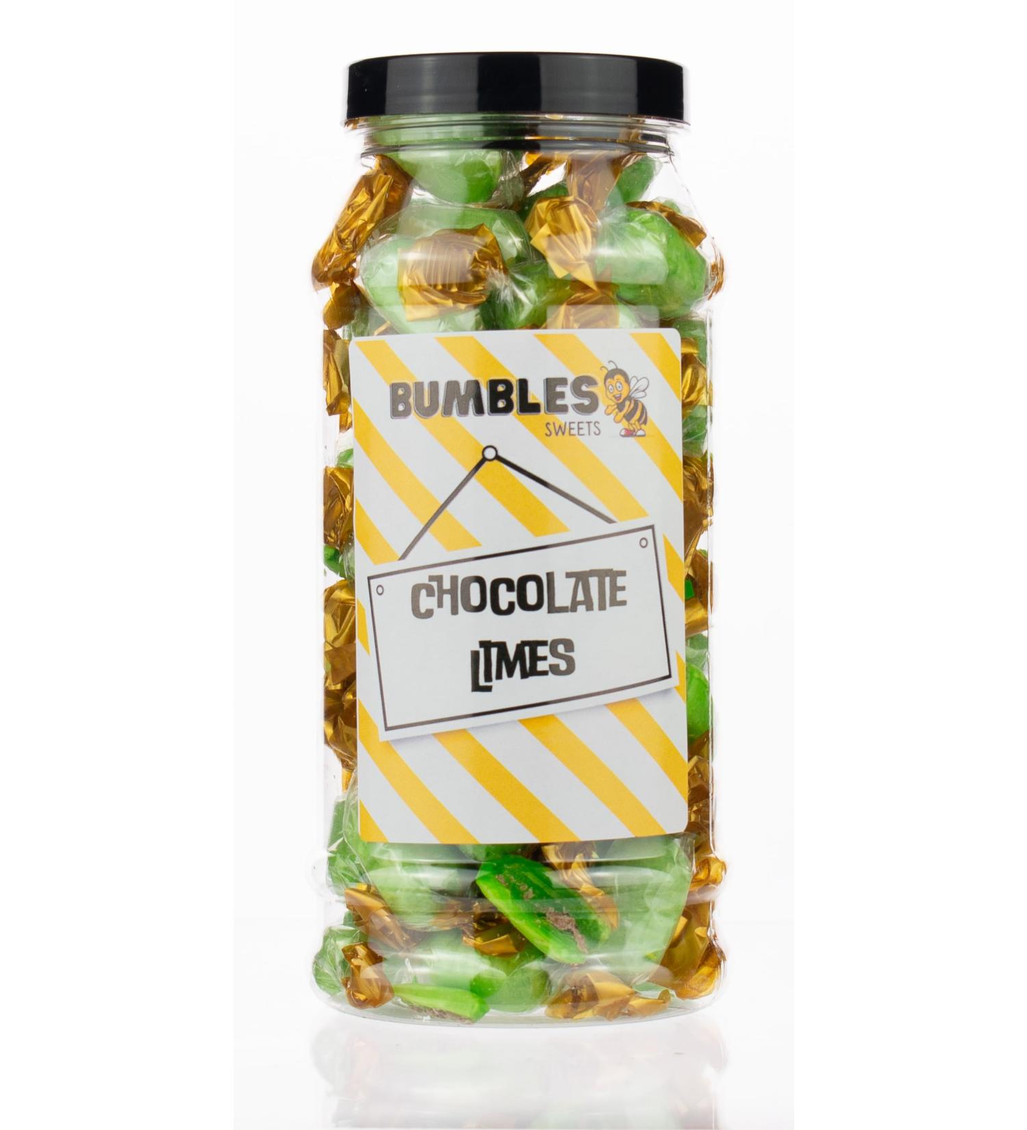 Chocolate Limes Sweets Gift Jar - Buy Online on GoSupps.com