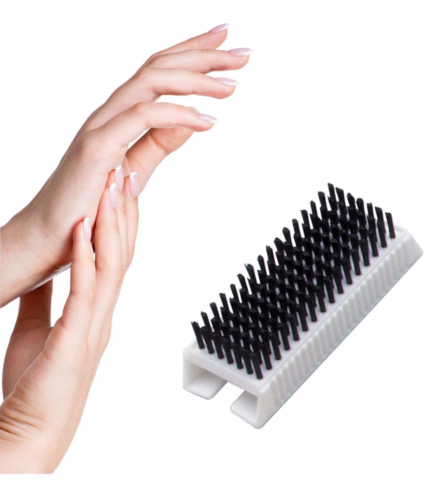 Dukal Hand Scrub Brush. Cleansing Brush for Hands. Nylon Bristles  Ergonomic Handle. Nail Cleaner Brush. Effective & Easy to Use for Handwashing. Toenail Brushes for Cleaning. Finger Nail Scrub Brush.