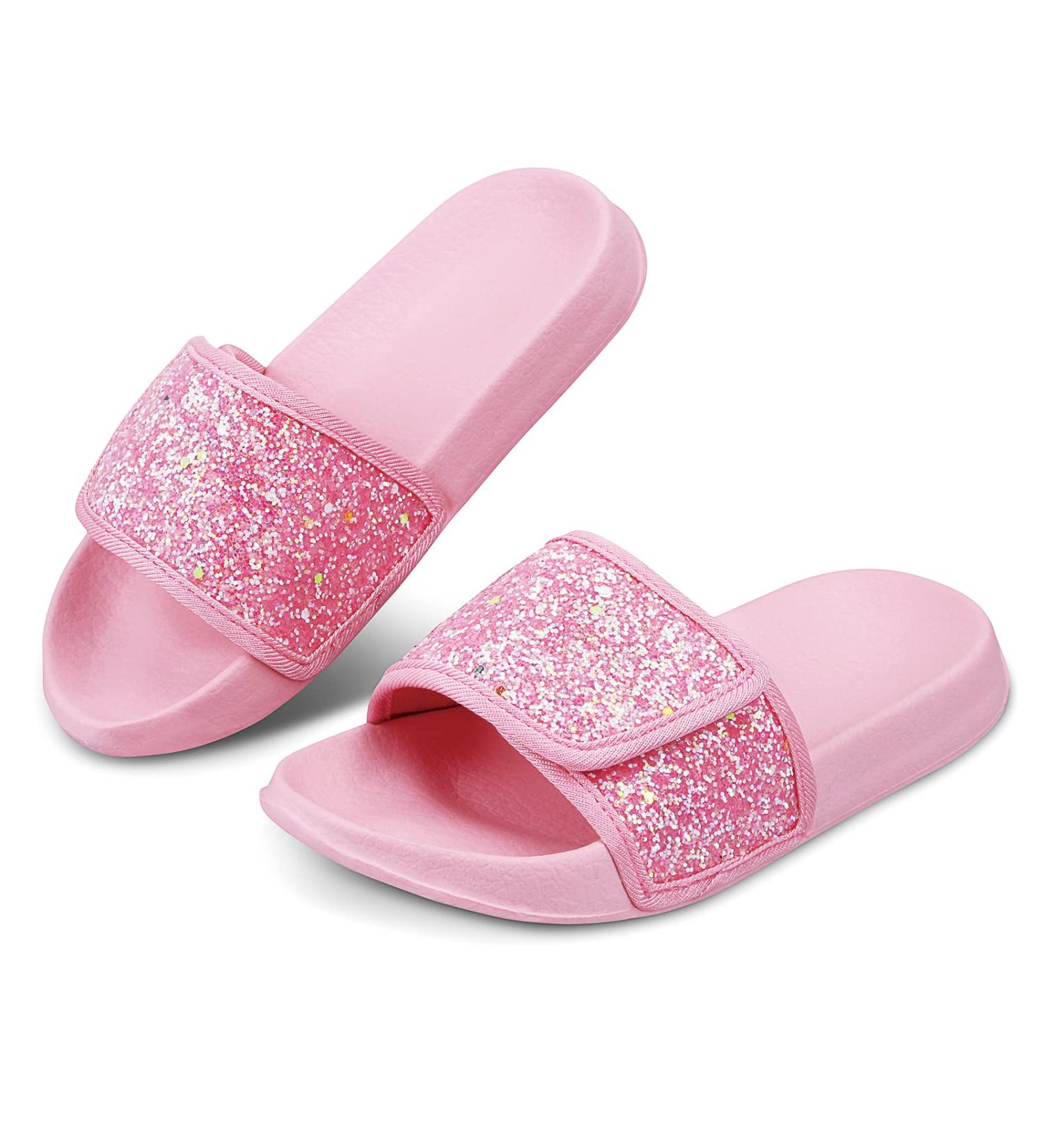 Minbeit Pink Kids Beach Slippers - Slip-Proof Summer Bathing Shoes for Boys & Girls EU Size 35 - Buy Online on GoSupps.com