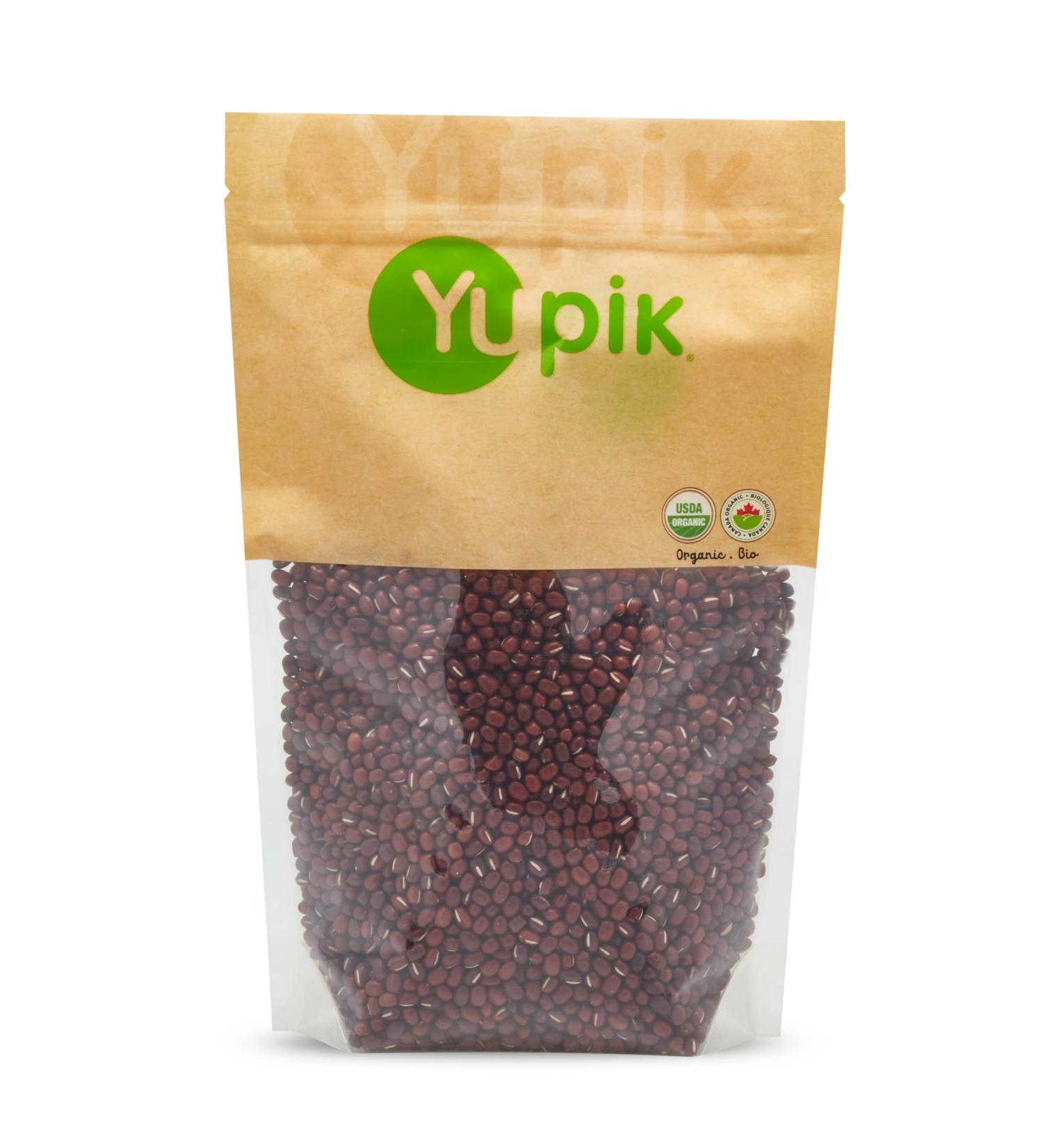 Yupik Organic Adzuki Beans Non-GMO Vegan Gluten-Free Pulses 1Kg 1 kg (Pack of 1) - Buy Online on GoSupps.com