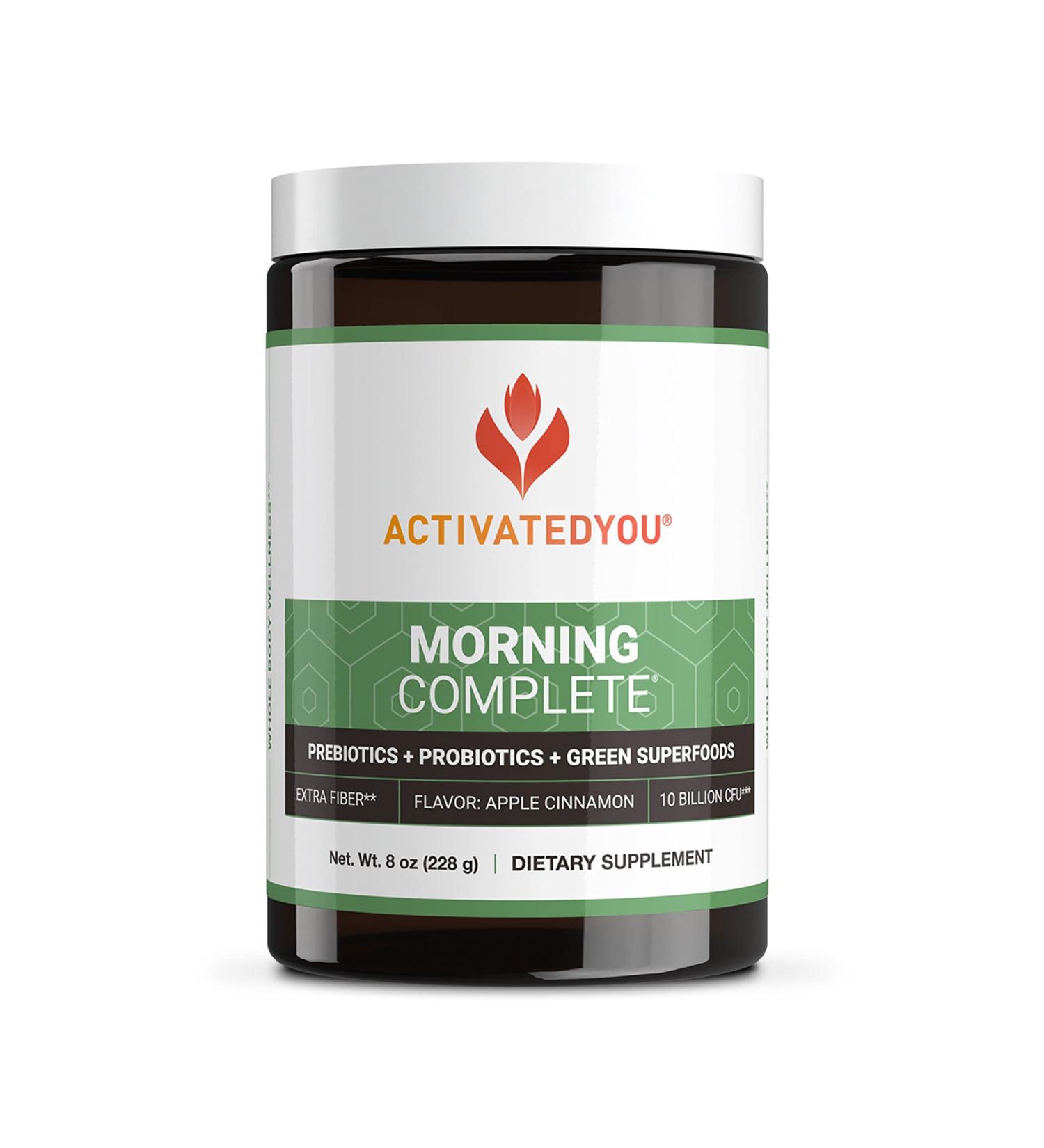 ActivatedYou Morning Complete Daily Wellness Drink - Apple Cinnamon Flavor, 30 Servings - Buy Online on GoSupps.com
