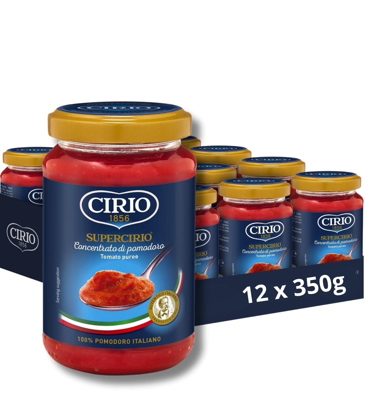 Cirio tomato puree Jars 350 G X - Buy Online on GoSupps.com