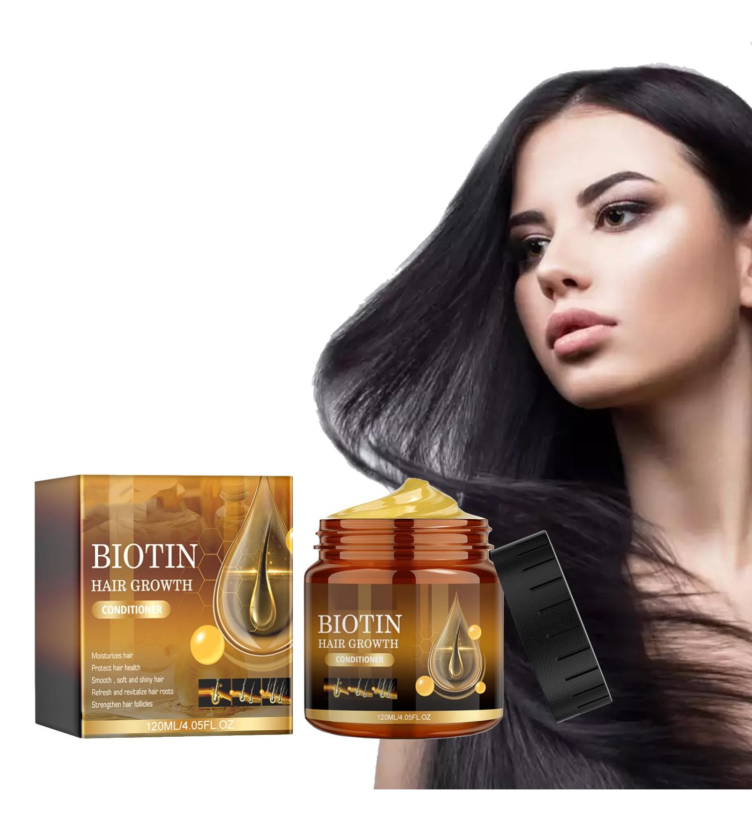 Nmbol Hair Mask Biotin Conditioner for Hair Thickness Biotin Premium Hair Growth Conditioner Biotin & Collagen Conditioner Hair Cream for Hair Growth Collagen Wheat Proteins 120ml - Buy Online on GoSupps.com