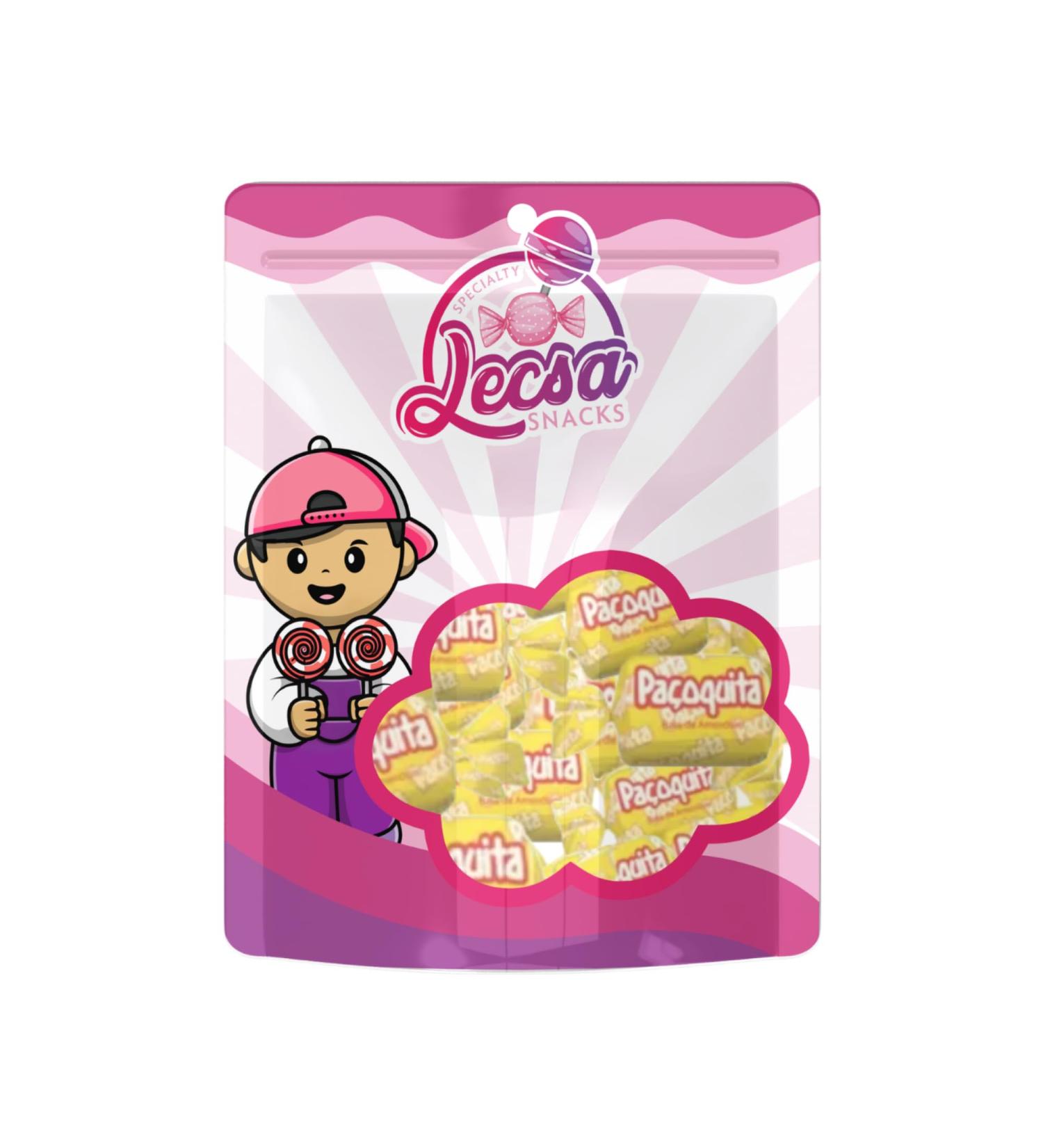 Pa oquita Chewy Candy - Peanut Toffee Candy - Brazilian Peanut Candy - Bulk Candy by Lecsa Specialty Snacks (120g) - Buy Online on GoSupps.com