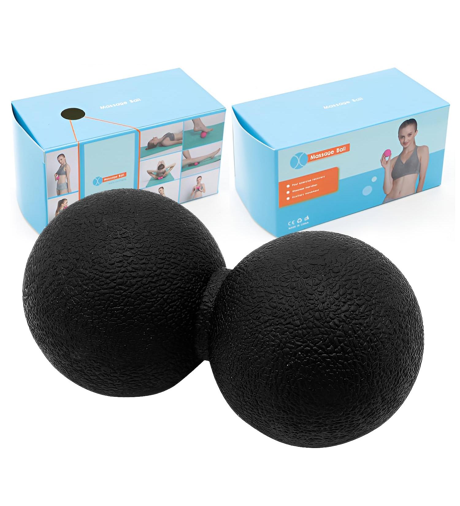 ZSMJAER Massage Ball - Duo Fascia Roll for Targeted Relief | Perfect for Legs Feet Hands Neck & Back Muscle Massage - Buy Online on GoSupps.com