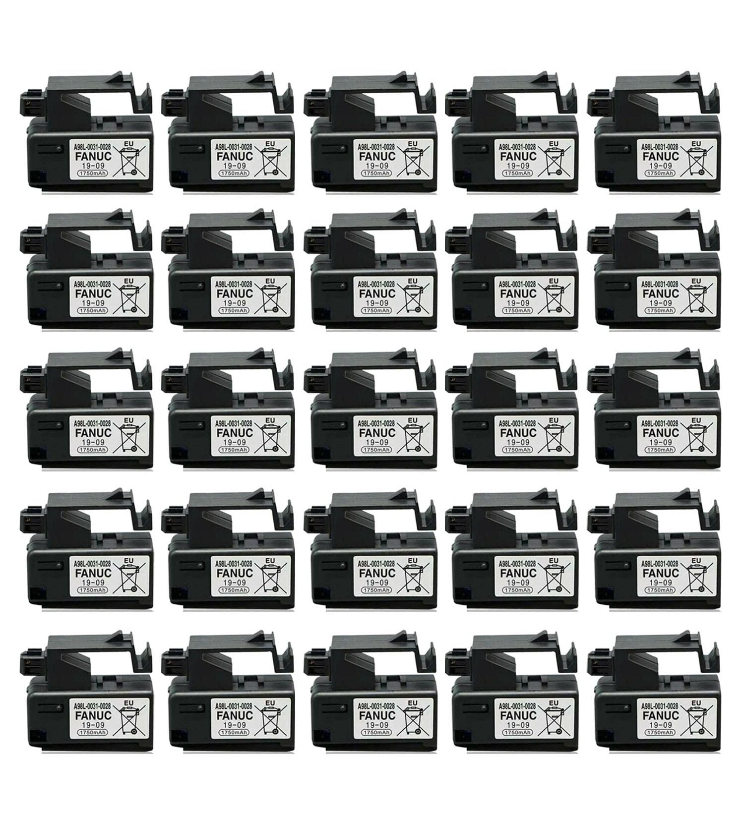 Buy 25 Pcs A98L-0031-0028 PLC 3V 1750mAh Battery for Fanuc - A02B-0309-K102 | International Shipping Available - Buy Online on GoSupps.com