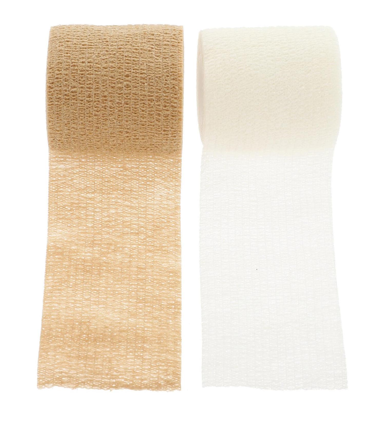 12 Rolls Flexible Adhesive Sports Elastic Wrap - Breathable Self Band Tape for Athletic Injury Care - Buy Online on GoSupps.com