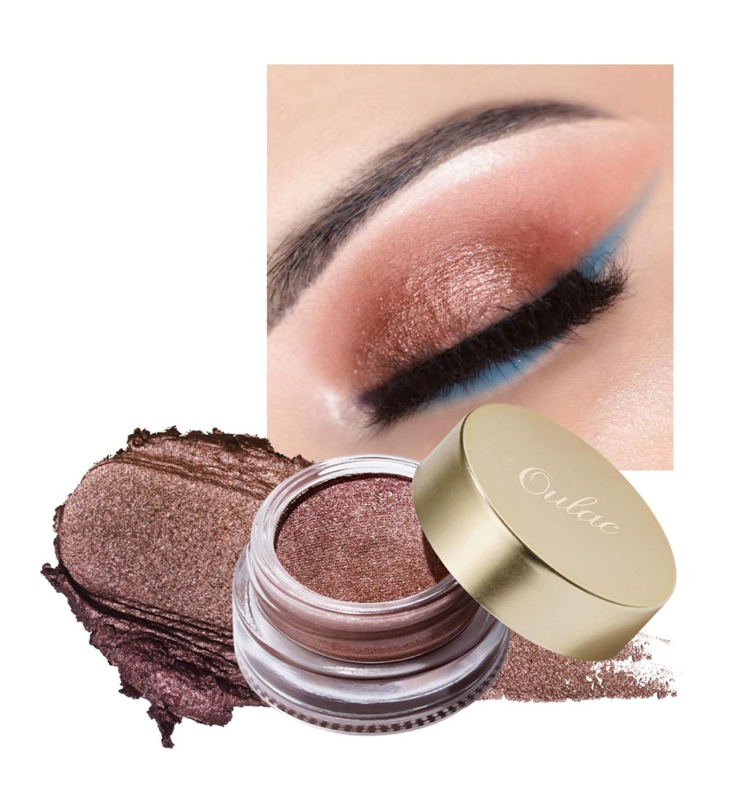 Oulac Brown Cream Eyeshadow 0.42oz - Highly Pigmented Glitter Eyeshadow, Waterproof & Moisturizing Formula - Honey Bunny (05) - Buy Online on GoSupps.com