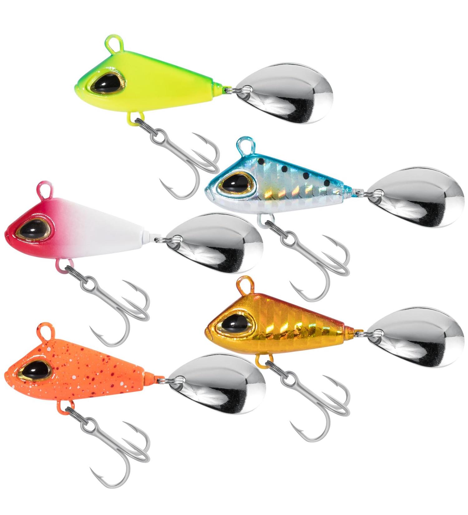 Dr.Fish Jig Spinner 6g/10g/22g - Versatile Spintail Jig for Pike Zander & Trout | Freshwater & Saltwater Fishing Lures in Various Colors - Buy Online on GoSupps.com