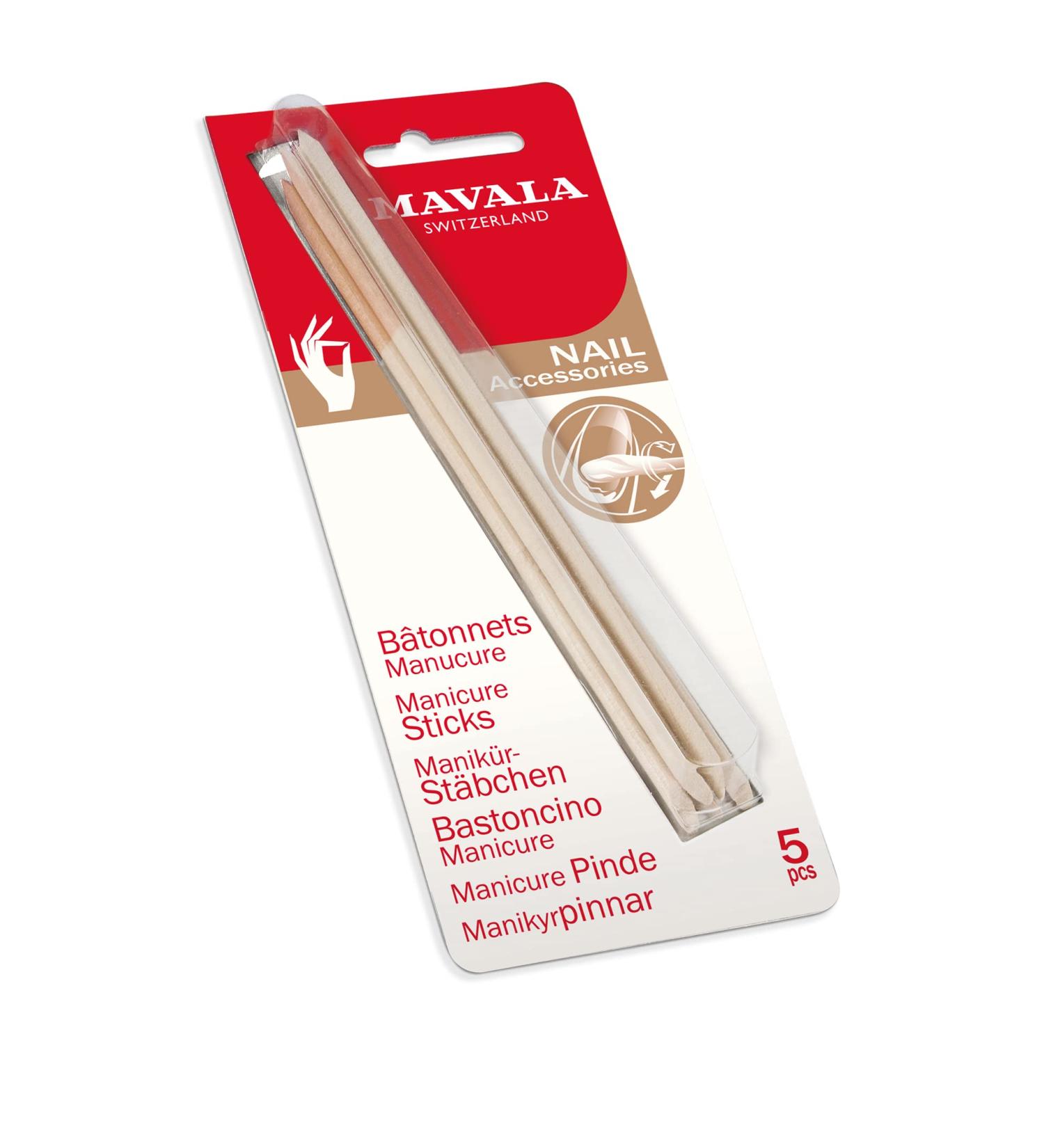 Mavala 90613 Manicure Sticks - 5 Pieces | Premium Nail Care Tools for Perfect Manicures | International Shipping Available - Buy Online on GoSupps.com