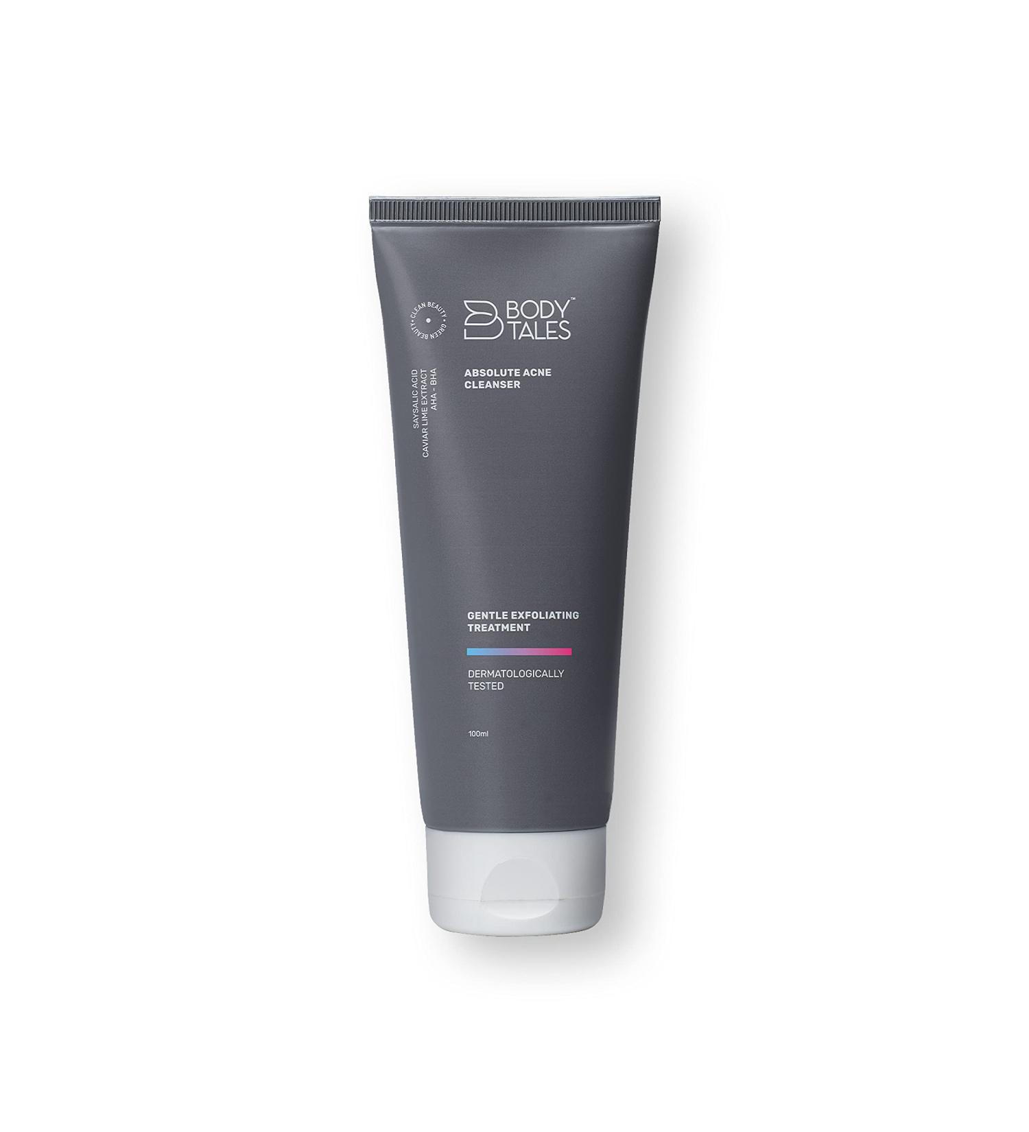 Absolute Acne Cleanser - Exfoliating Radiance-Boosting Paraben-Free Skincare for Acne Control | 100ml Green Beauty Product - Buy Online on GoSupps.com