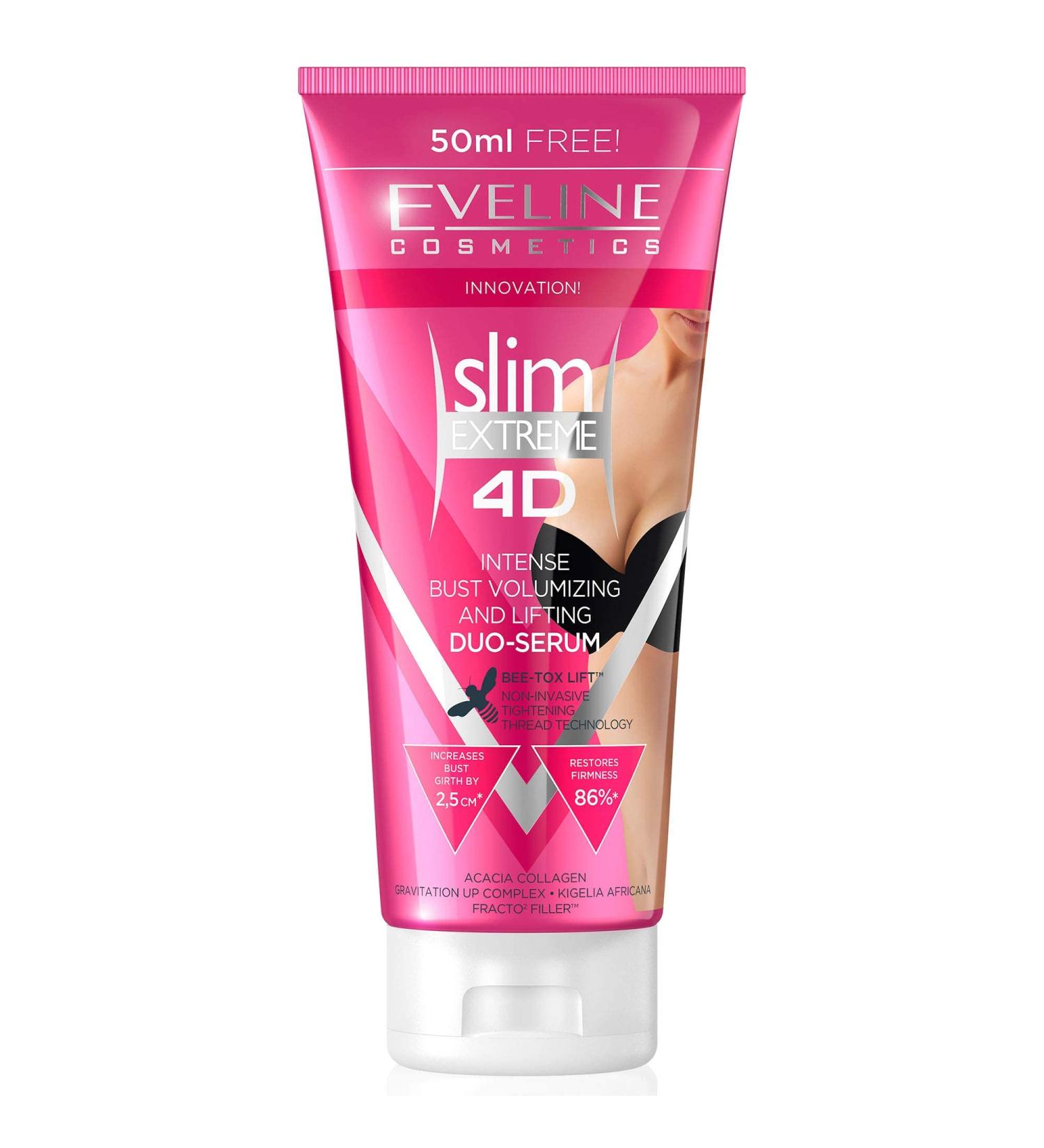 Eveline Cosmetics Bust Push-Up Serum | Breast Enlargement Cream for Women | 200ml | Intense Enhancer | Visible Uplift Results | Confirmed Effectiveness - Buy Online on GoSupps.com