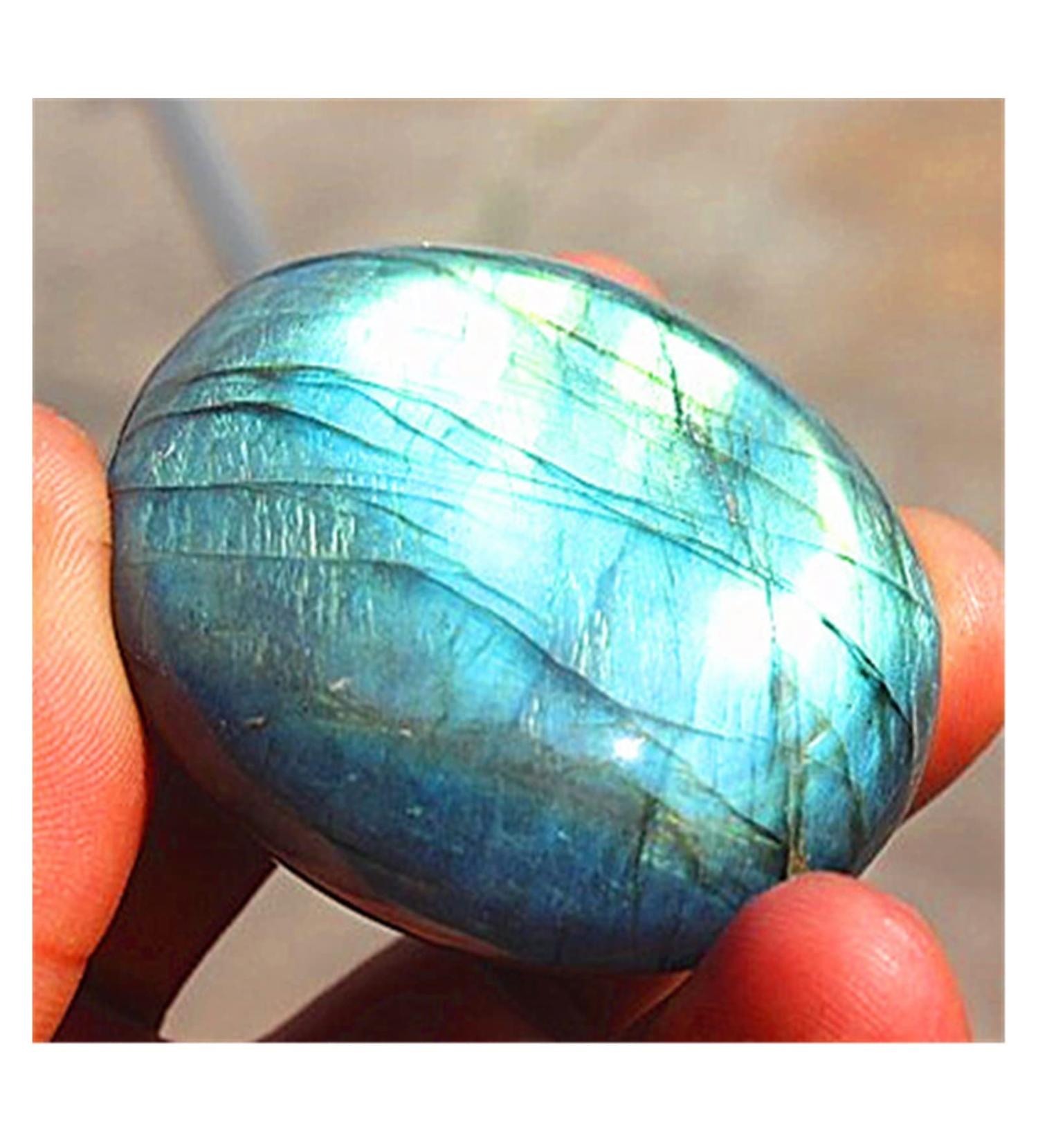 Natural Quartz Crystal Polished Labradorite Stone Original Specimen Full of Texture - Buy Online on GoSupps.com