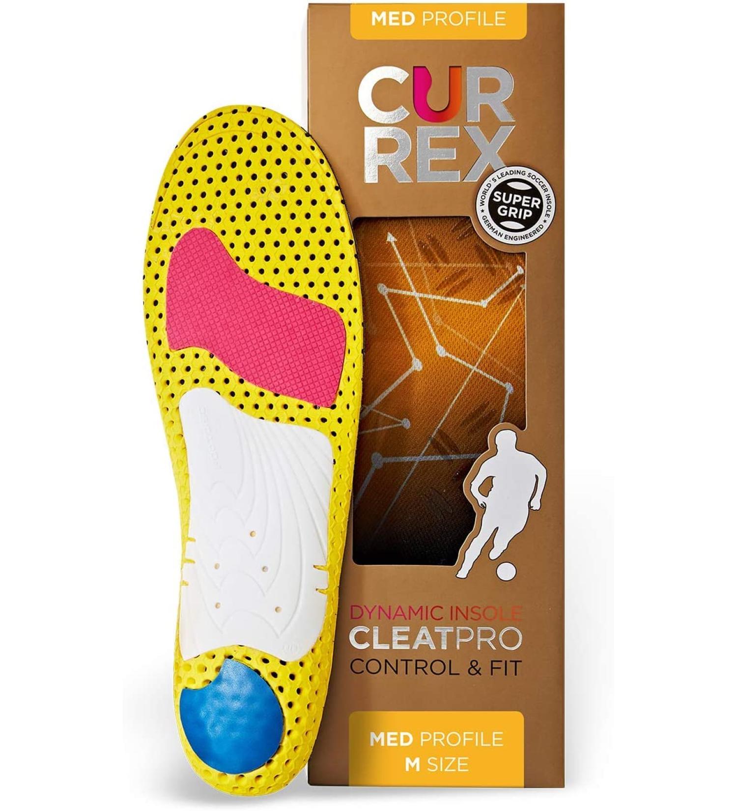 CURREX CleatPRO Insole | Men Women & Youth Dynamic Support | Best Replacement Insole for Soccer, Baseball, Football | Comfort & Super Grip | 2X-Large (Men's 13-15) Medium Arch - Buy Online on GoSupps.com