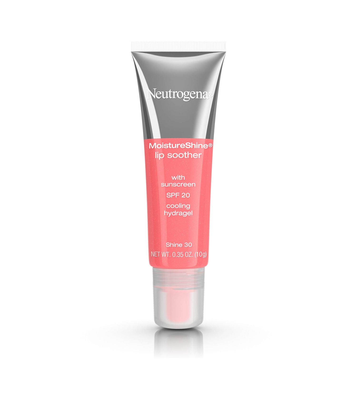 Neutrogena MoistureShine Lip Soother SPF 20 - Hydrating Shine Lip Balm 0.35 oz - Buy Online on GoSupps.com