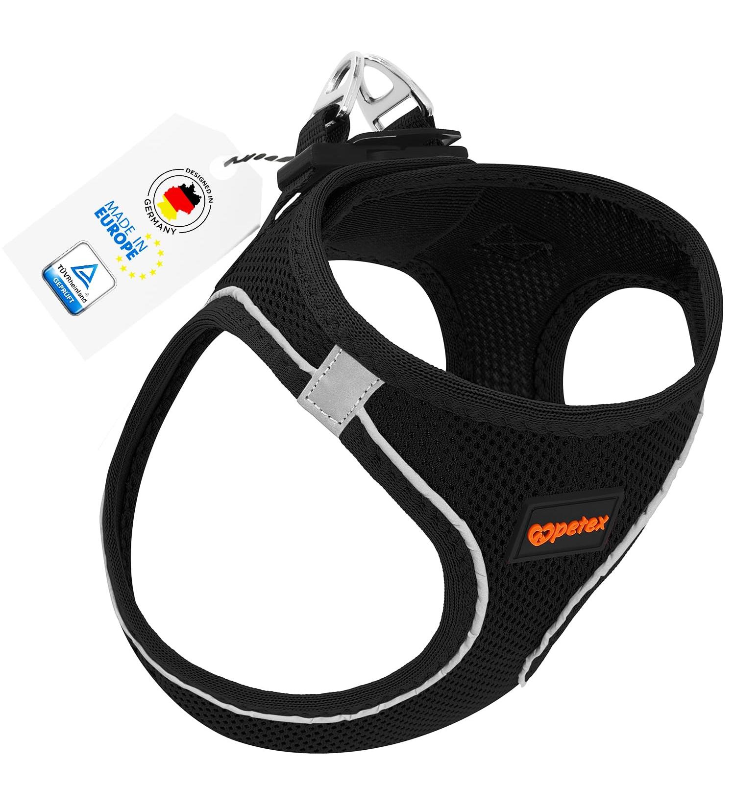Petex Dog Harness for Small & Medium Dogs - TUV Tested Made in Europe | Reflective & Breathable Air Mesh Technology - Shop Now! - Buy Online on GoSupps.com