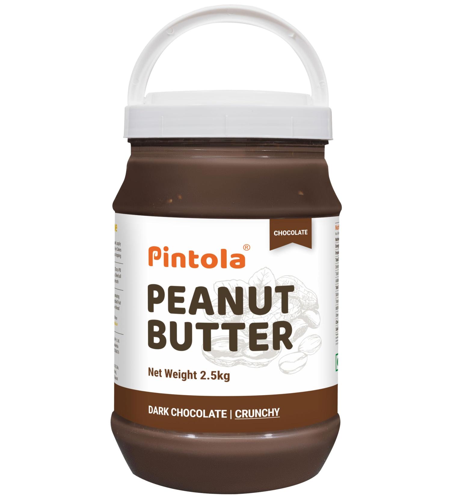 Pintola Choco Peanut Butter (Crunchy) 2.5kg - Buy Online on GoSupps.com