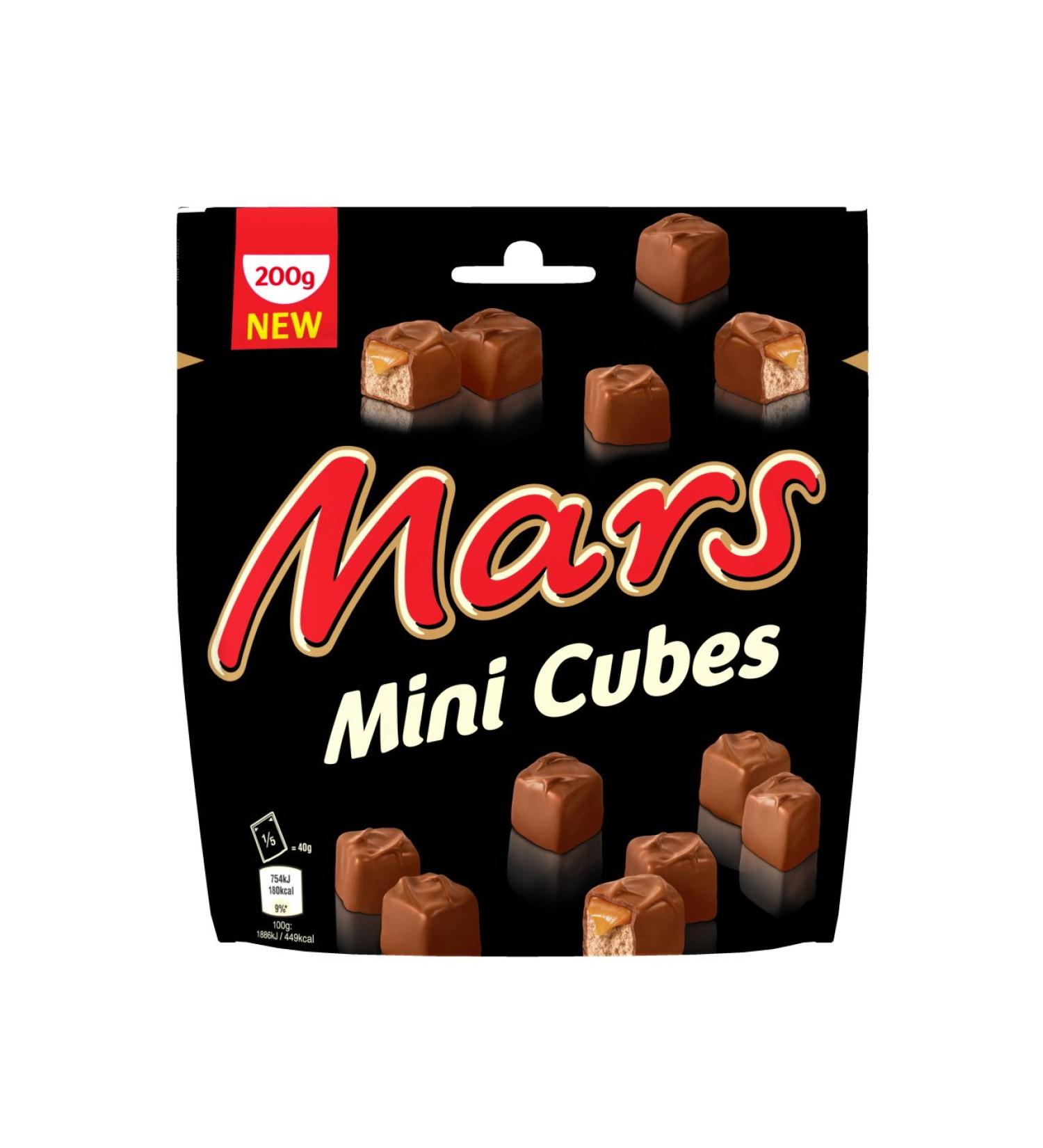 Mars - 200g Mars Mini Cubes Pocket