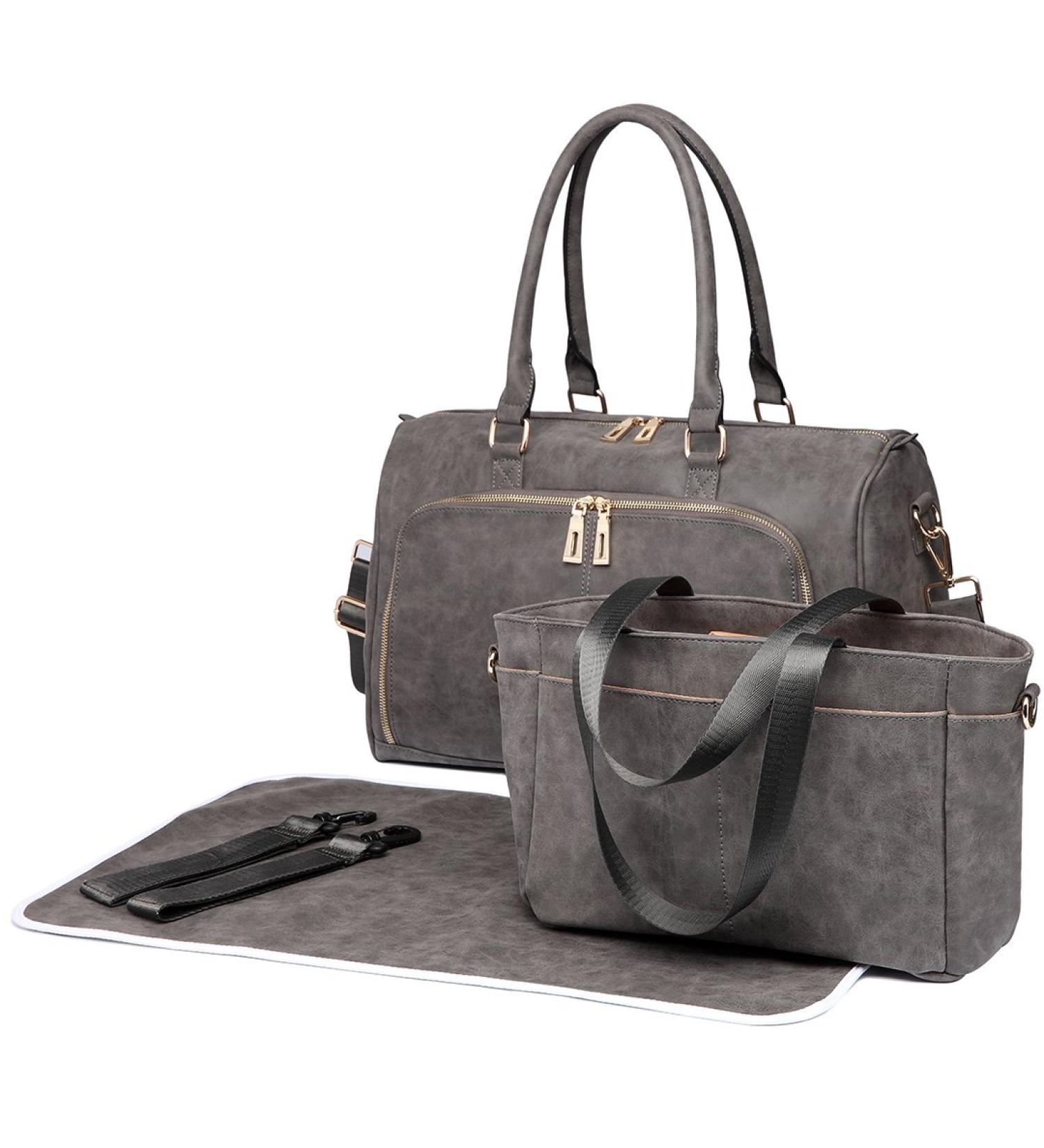 Miss Lulu Women's Lt6638 Gy Tote Bag Stylish Grey EU Size L | International Shipping Available - Buy Online on GoSupps.com