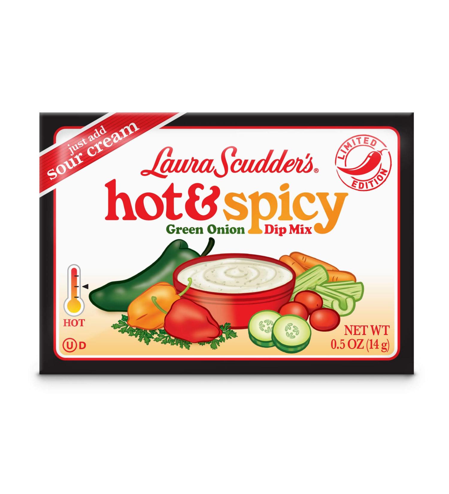 Laura Scudder's Hot & Spicy 0.49 oz (12ct) - Pack of 12 - Buy Online on GoSupps.com