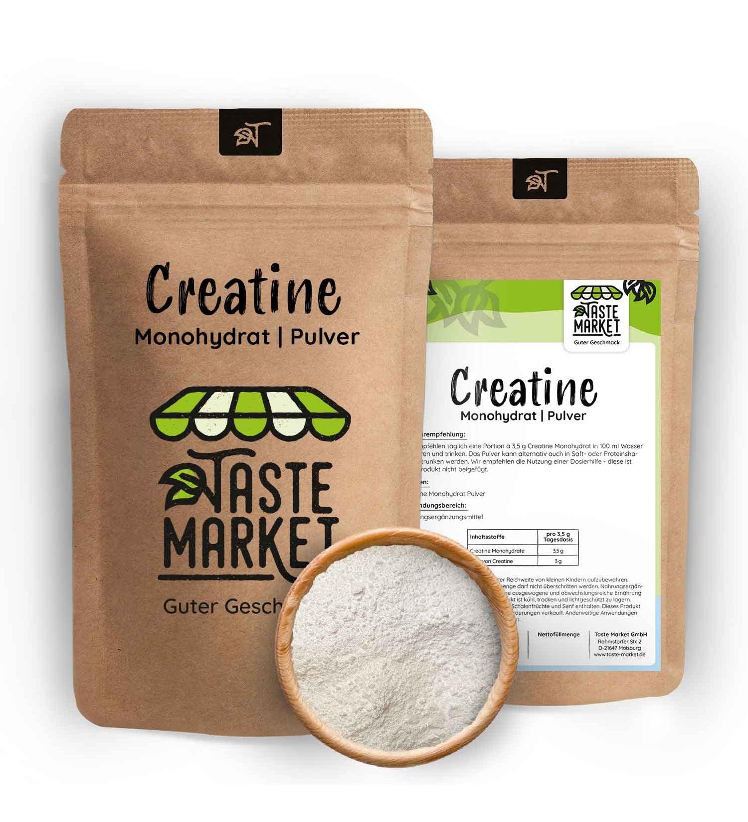 200g Creatine Monohydrate Powder - 100% Vegan Pure & Tasteless | Additive-Free Creatine for Optimal Performance - Buy Online on GoSupps.com