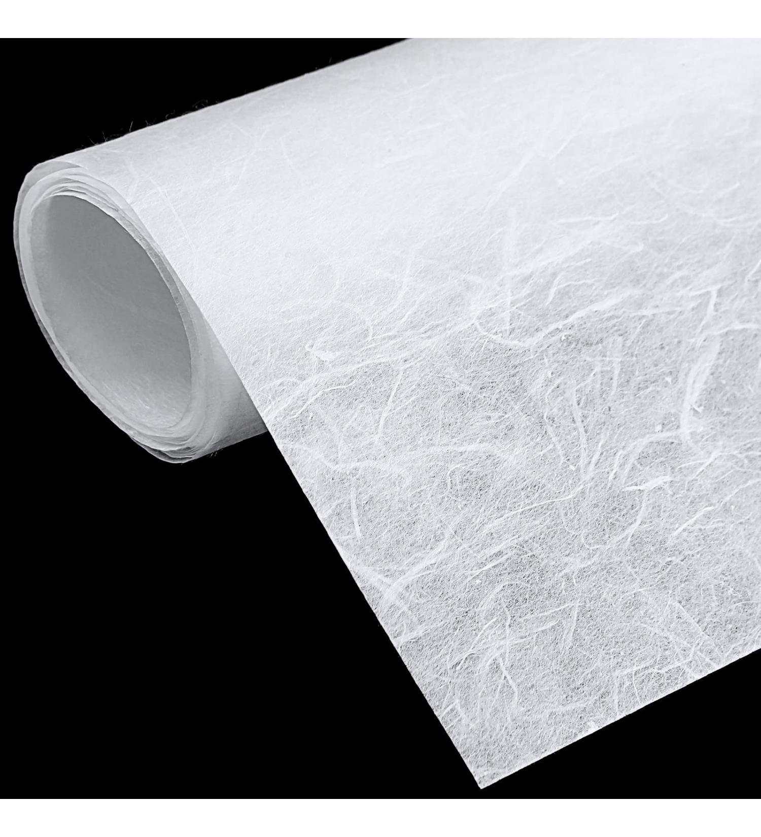 Handmade A4 Mulberry Paper Sheets - 50 White Sheets for Decoupage, DIY Art, Origami & Card Making - Buy Online on GoSupps.com