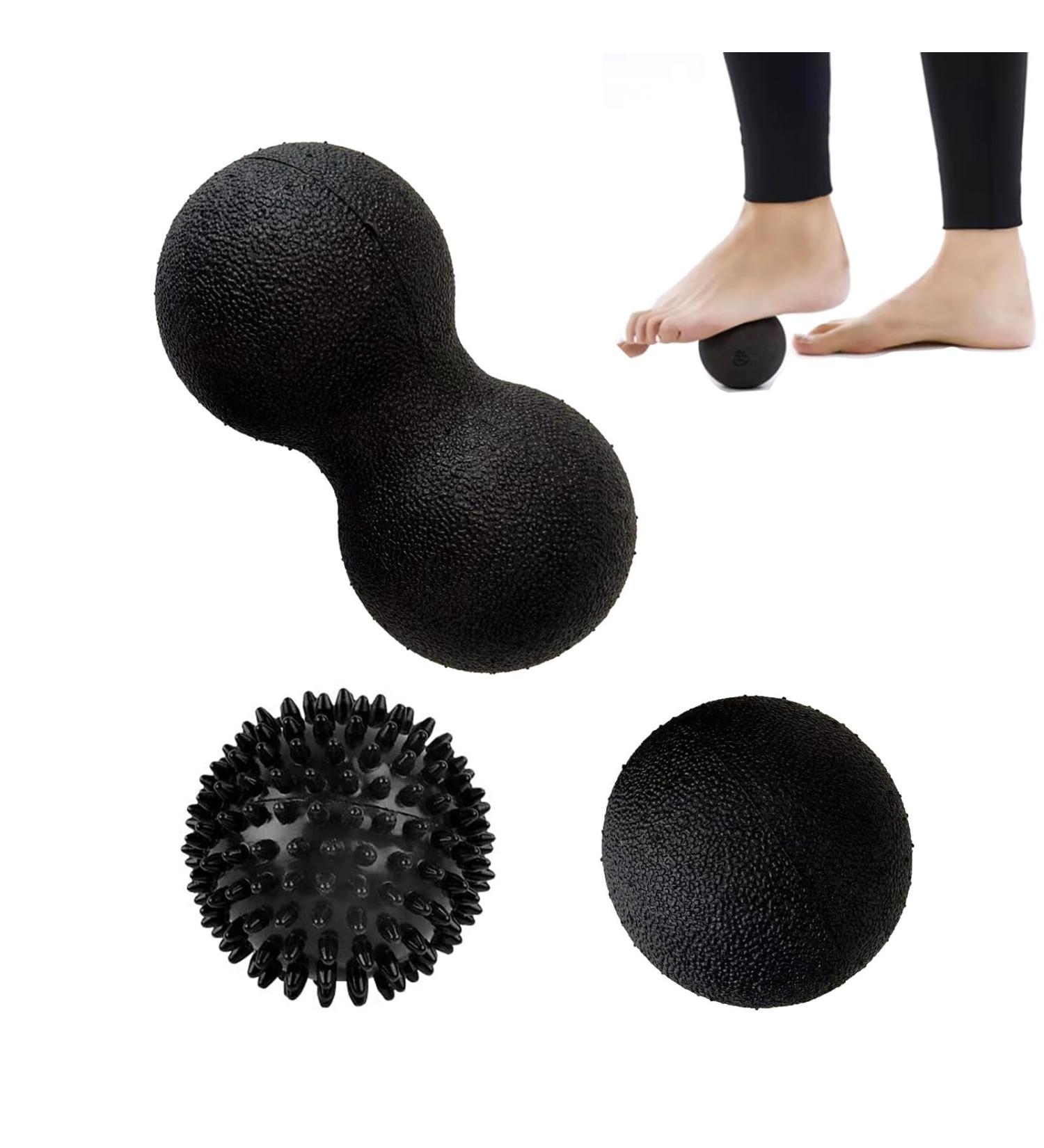 Fascia Ball Set - 3 Series Massage Balls for Effective Self-Massage & Muscle Pain Relief | Trigger Point Tools & Peanut Massage Ball - Buy Online on GoSupps.com