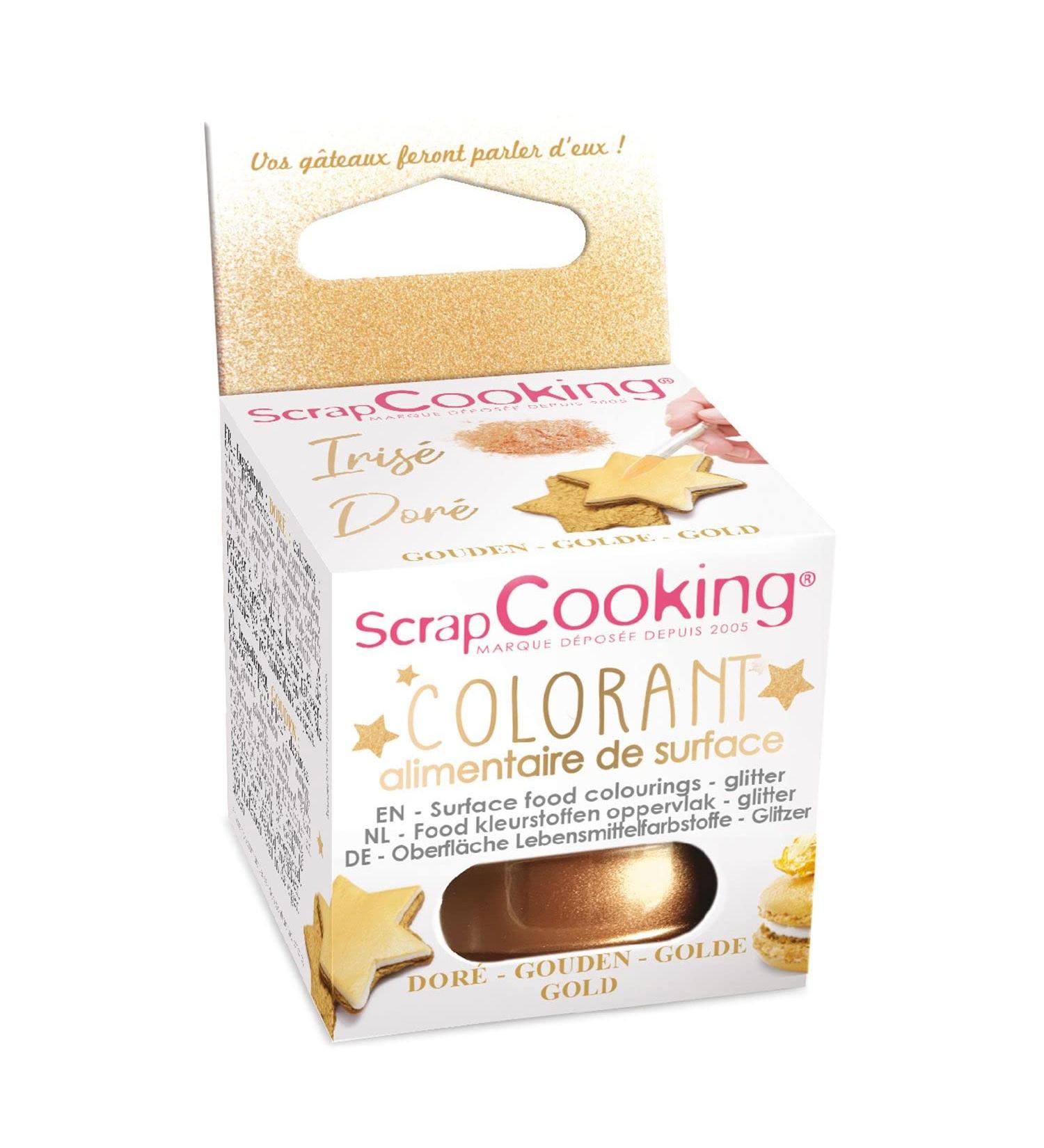 ScrapCooking Gold powdered surface food coloring - 5 g