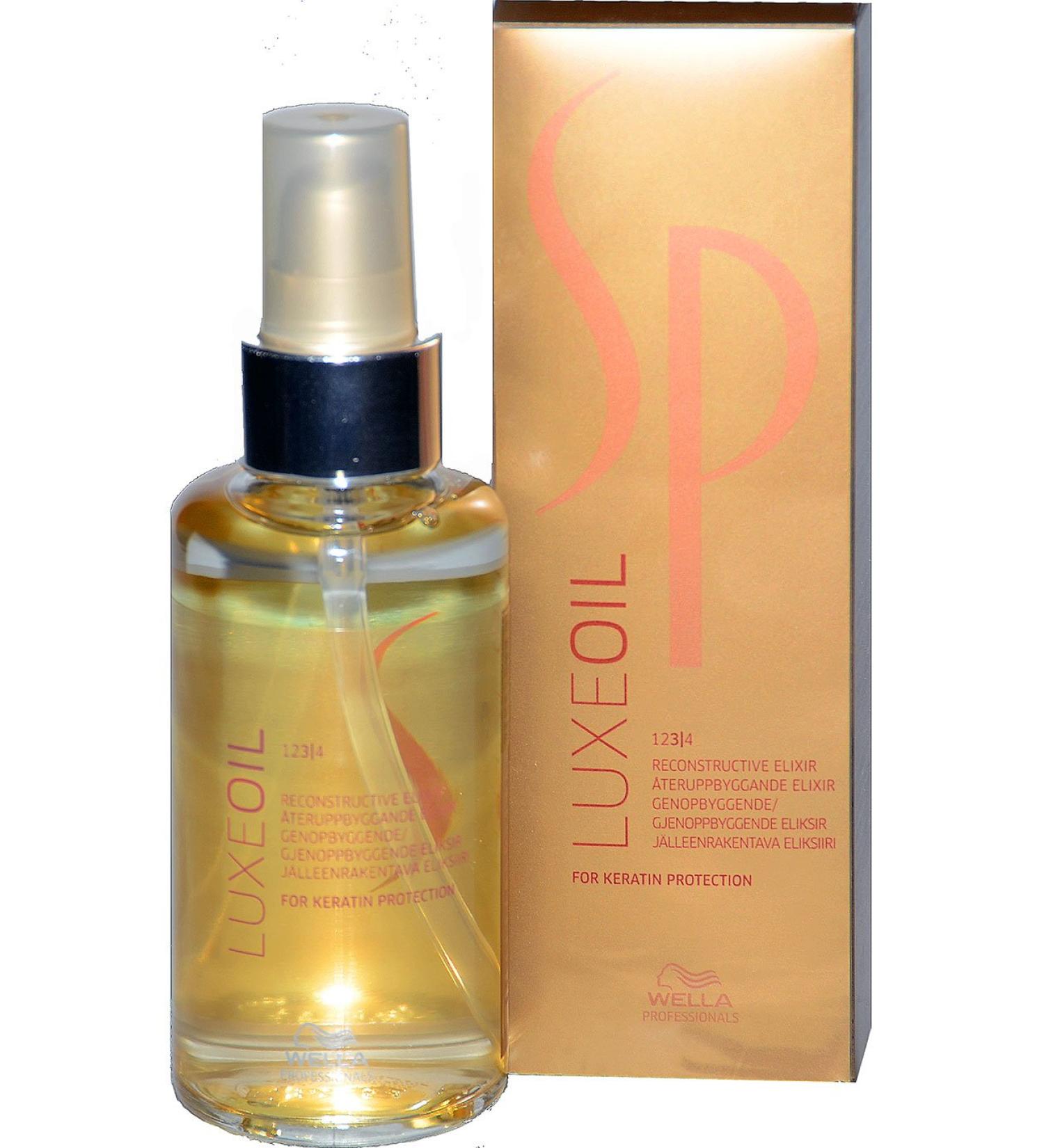 Wella SP Luxe Oil Keratin protective elixir 2x100ml Almond 100 ml (pack of 2)