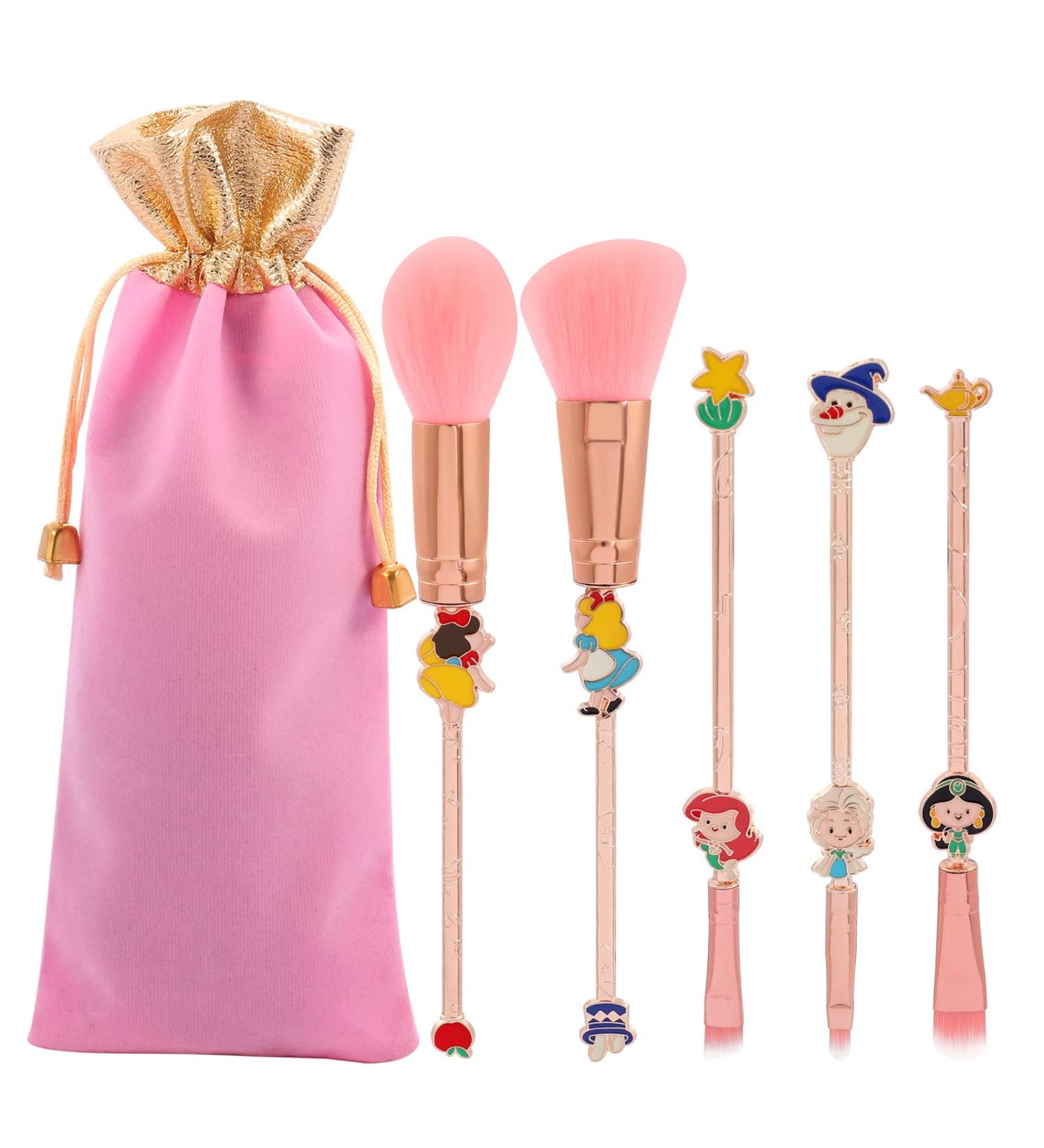 Snow White & Mermaid Makeup Brushes Set | Kawaii Novelty Brush Gift for Girls & Women - Buy Online on GoSupps.com