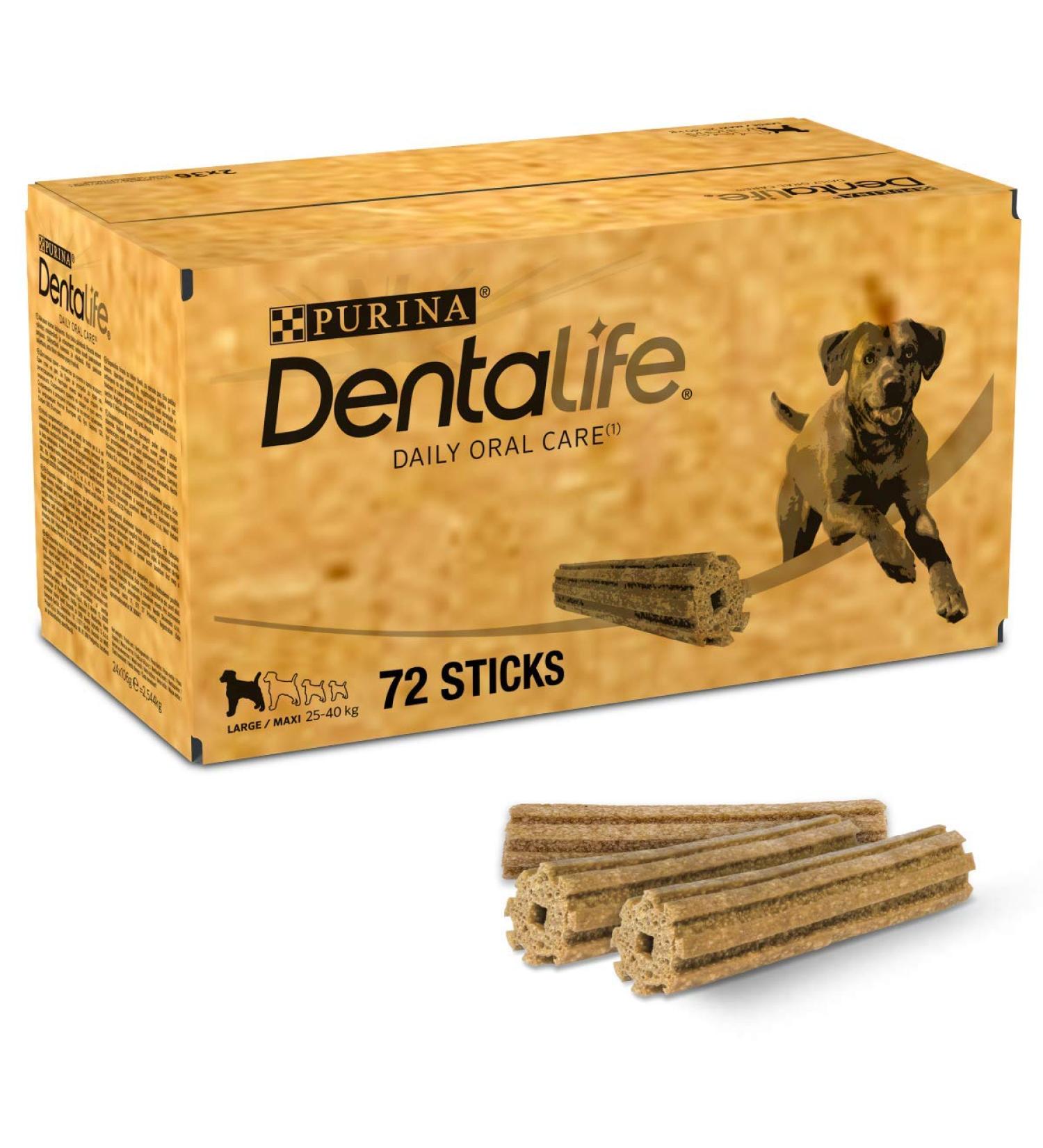 Buy Dentalife PURINA Multipack Maxi - 72 Pieces (2.54 kg) | Premium Dental Treats for Dogs - International Shipping Available - Buy Online on GoSupps.com
