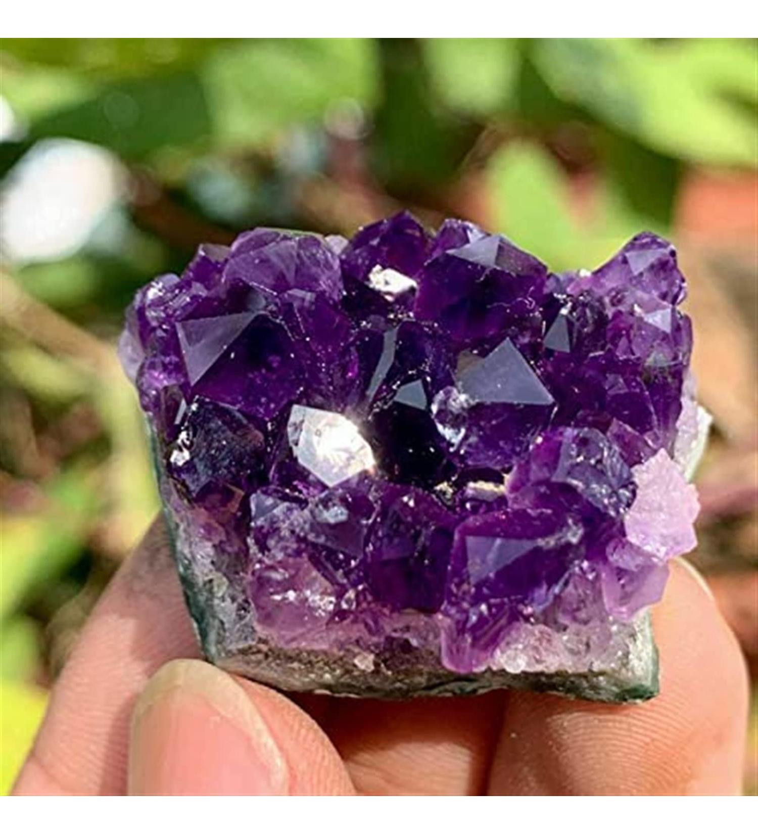 Amethyst Rough Stone 20-120g Natural Dream Amethyst Quartz Crystal Cluster (Size : 20-40g) - Buy Online on GoSupps.com