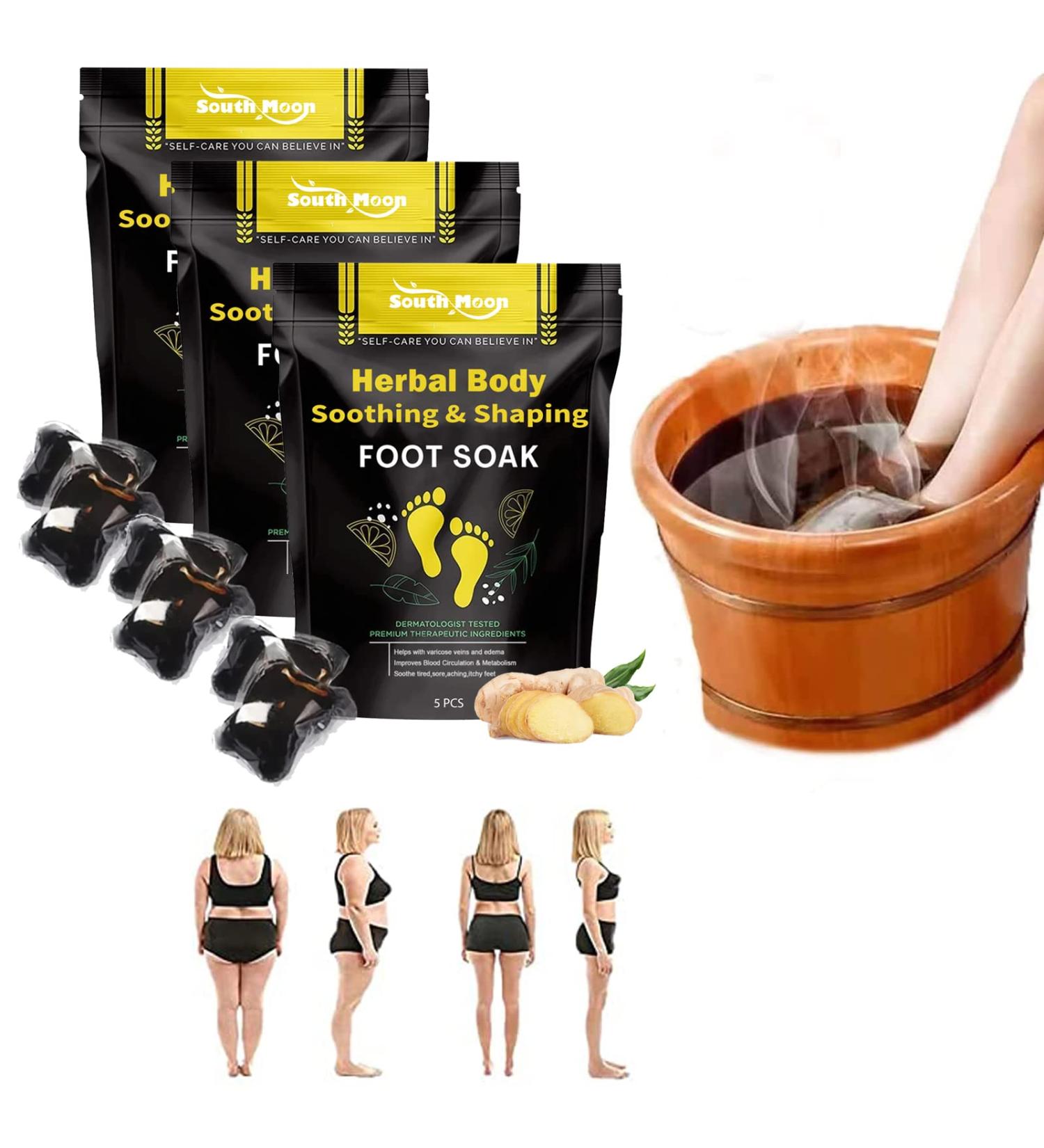 MAGIHERBE Herbal Detox Foot Soak Beads - Body Cleansing & Shaping Detox (3 Pack / 15 pcs) - Buy Online on GoSupps.com