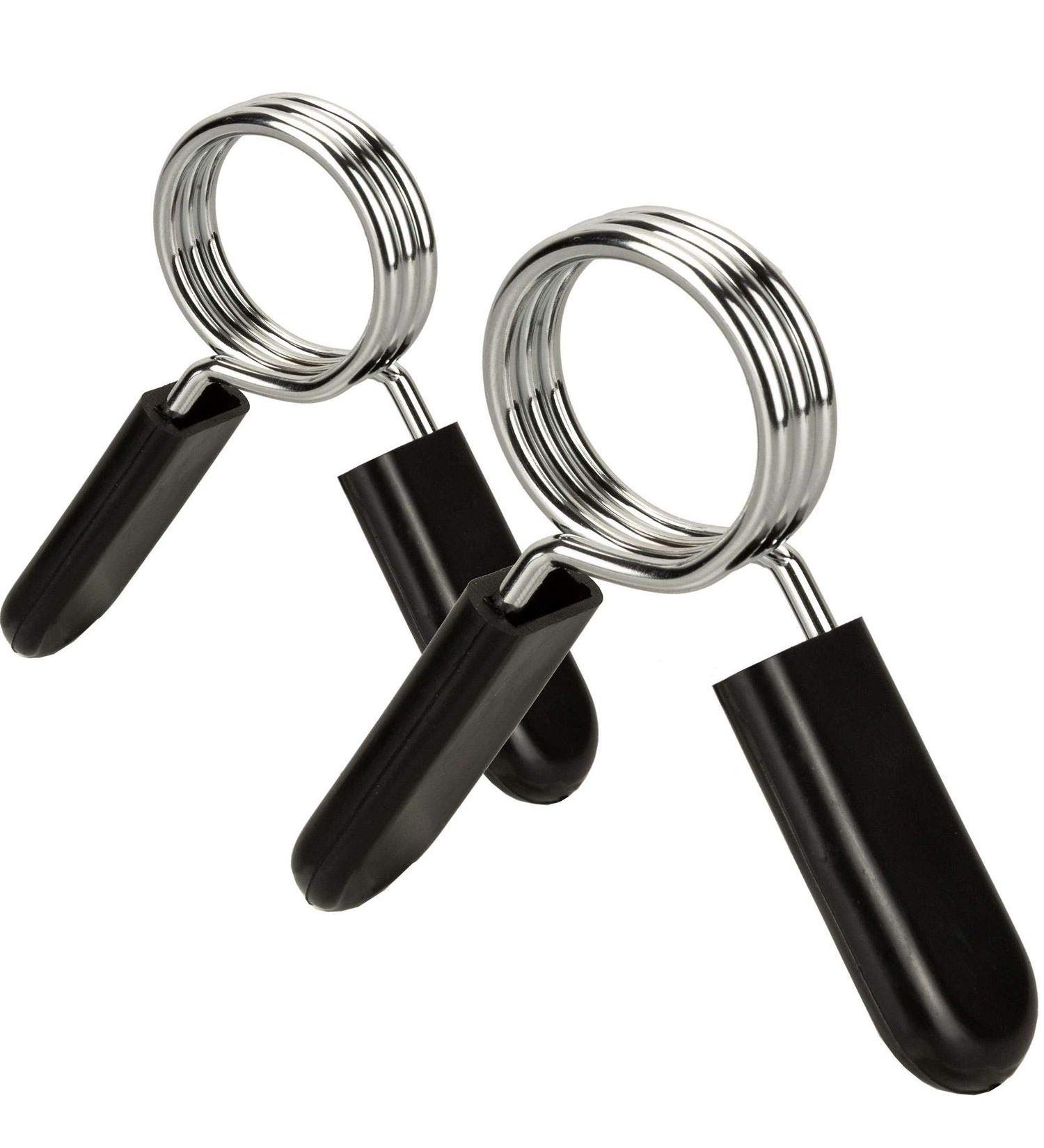 C.P.Sports Feder-Festeller dumbbell closures couples |25mm 28mm 30mm 50mm diameter |Steel spring closures spring clips for dumbbells |For strength sport fitness Gym feather fister 30mm 1 pair - 2 pcs.