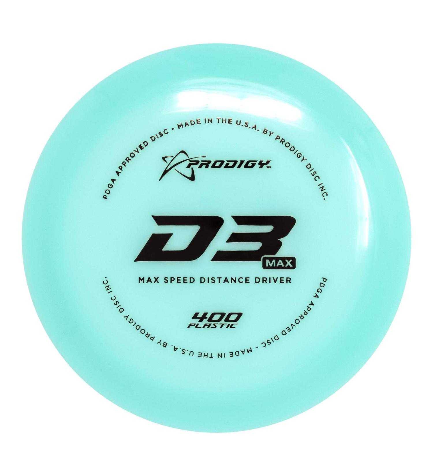 Prodigy Disc 400 D3 Max 170-174g | Understable Distance Driver for Disc Golf | Durable & Fast Flight with Lots of Glide - Buy Online on GoSupps.com