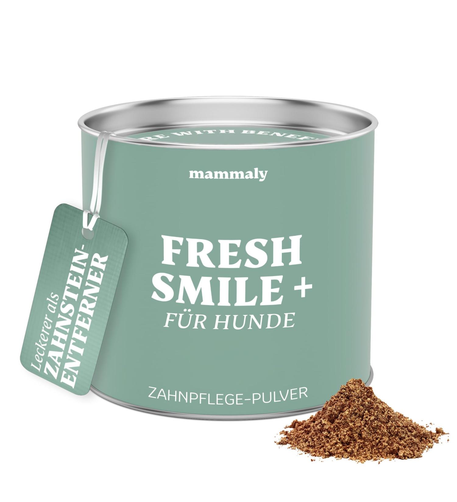 mammaly Fresh Smile Plus dog dental care powder against dog bad breath 90g (1 x can) 90 g (1 pack)