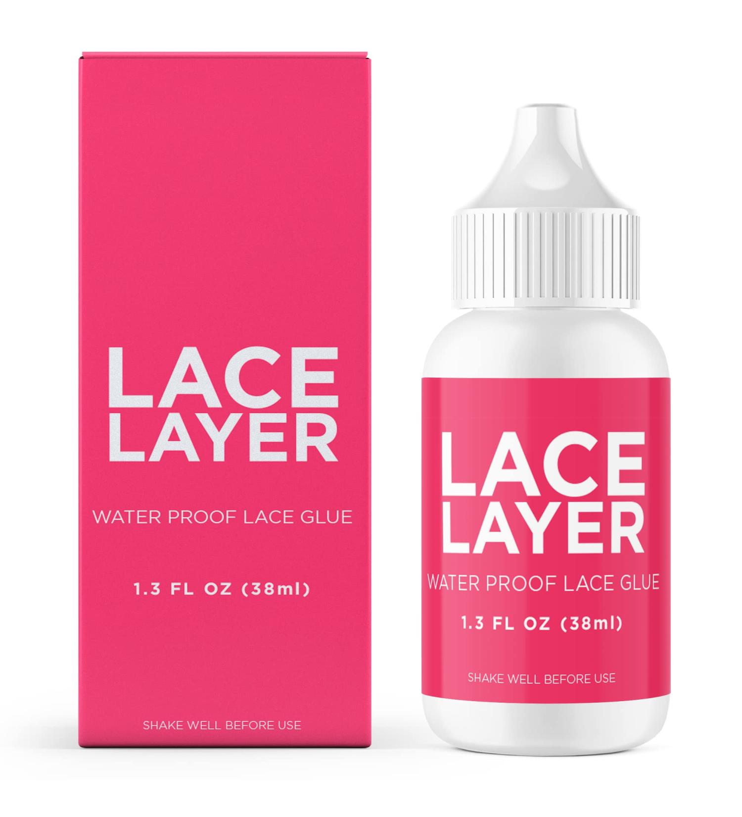 Invisible Bonding Glue for Lace Wigs - 1.3oz Waterproof Lace Frontal Adhesive - Strong Hold for Frontals, Closures - Lace Layer Wig Glue - Buy Online on GoSupps.com